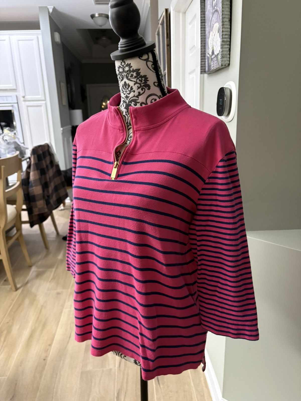 Jones New York Jones New York size XL striped top Size XL / US 12-14 / IT 48-50 - 2 Thumbnail
