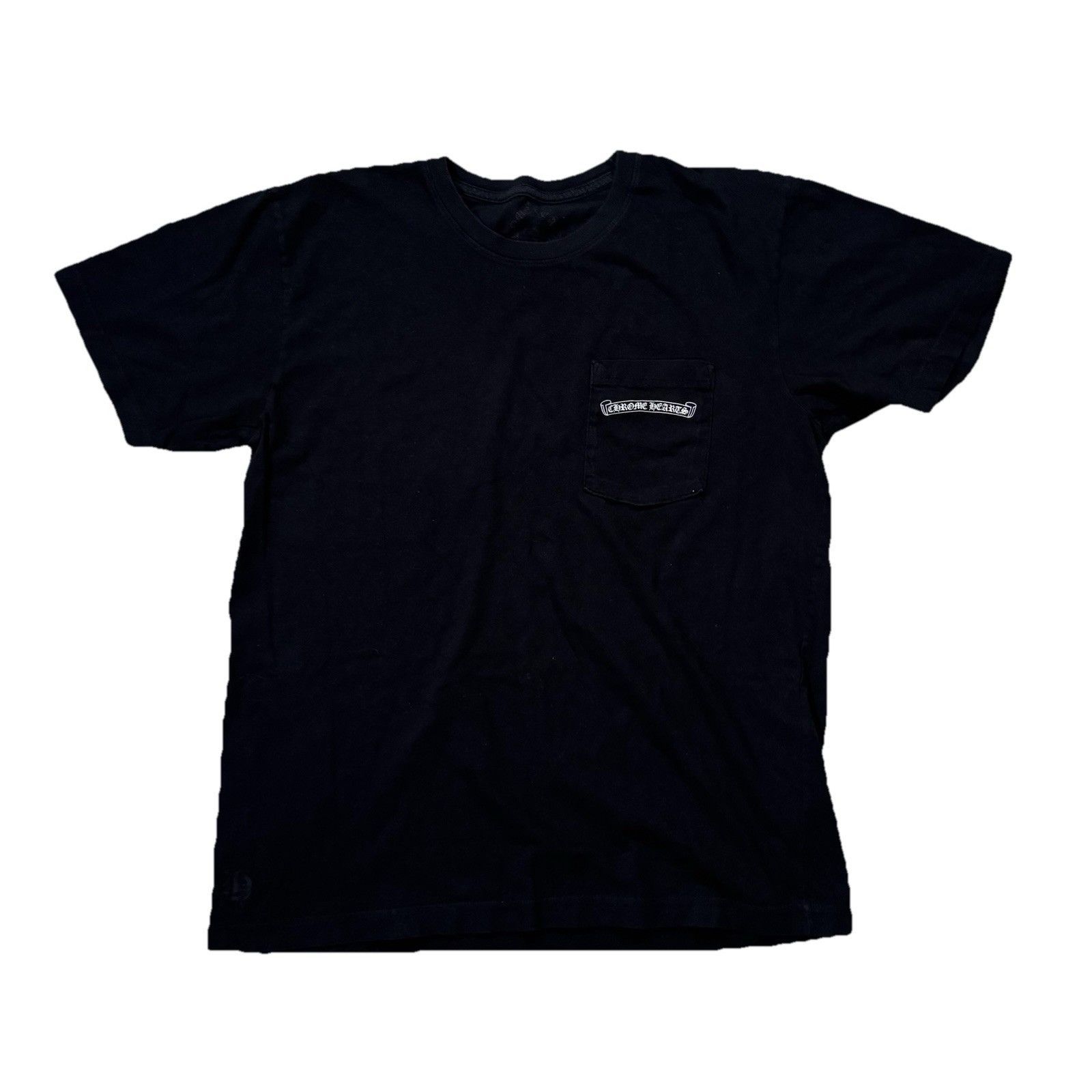 Chrome Hearts Mens Chrome Hearts Black Scroll Pocket T Shirt Size Large Size US L / EU 52-54 / 3 - 2 Thumbnail
