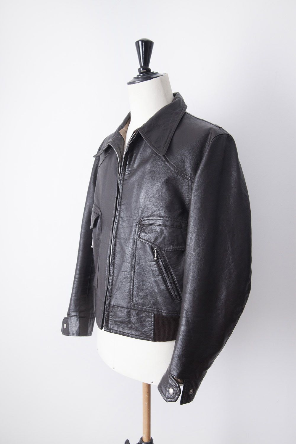 Vintage Vintage 1980's French faux-leather A2 jacket Size US M / EU 48-50 / 2 - 4 Thumbnail