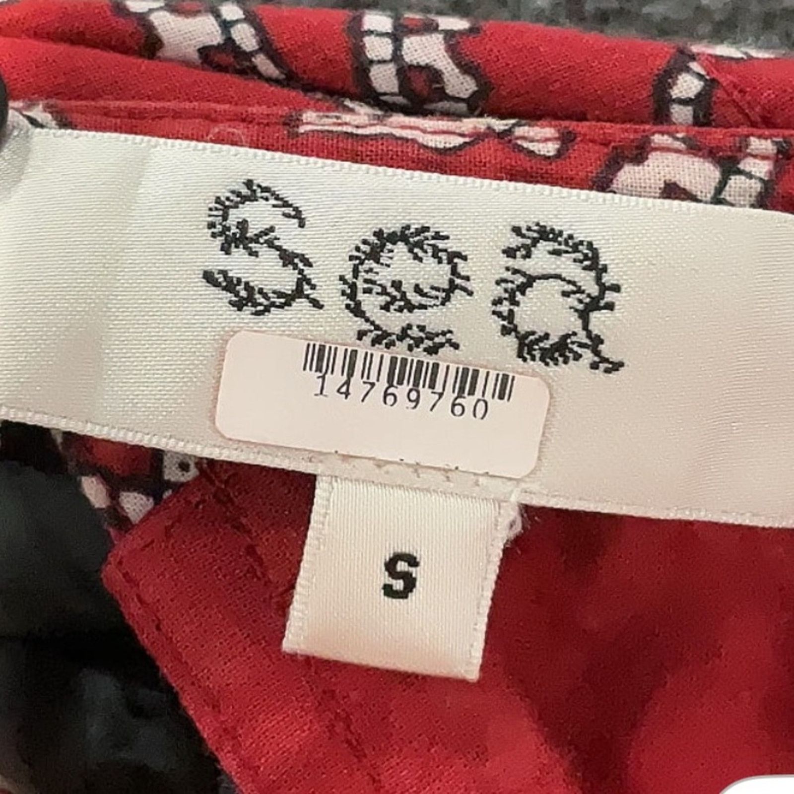Sea New York Sea New York Red Theodora Paisley Blouse with Lace Detail Size M / US 6-8 / IT 42-44 - 8 Thumbnail