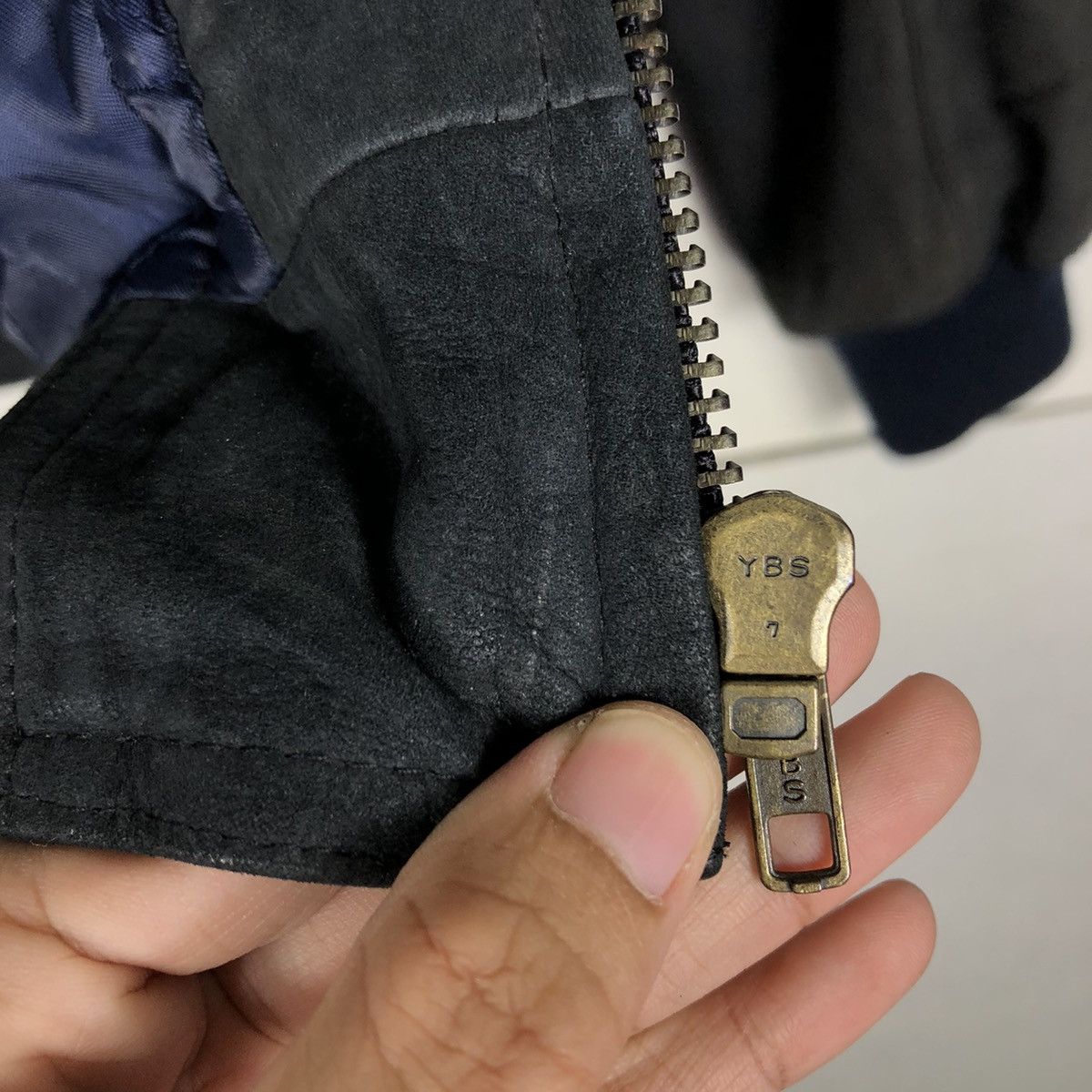 Japanese Brand 📌Vintage Bomber Leather Jacket Vario Max Issey Miyake Size US L / EU 52-54 / 3 - 18 Thumbnail
