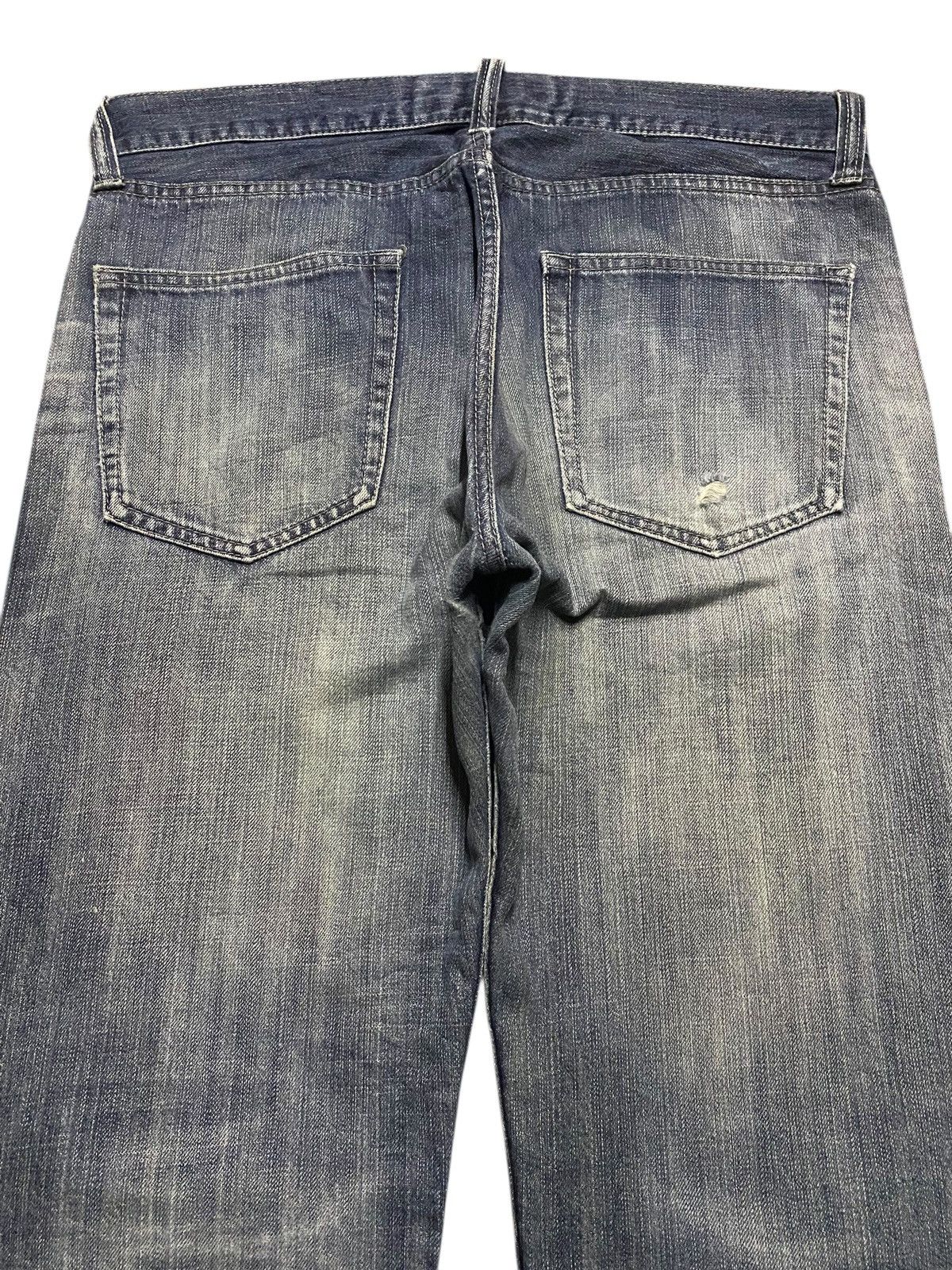 Japanese Brand Vintage Japanese Brand Oririn Faded Wash Distressed Jeans Size US 34 / EU 50 - 4 Thumbnail