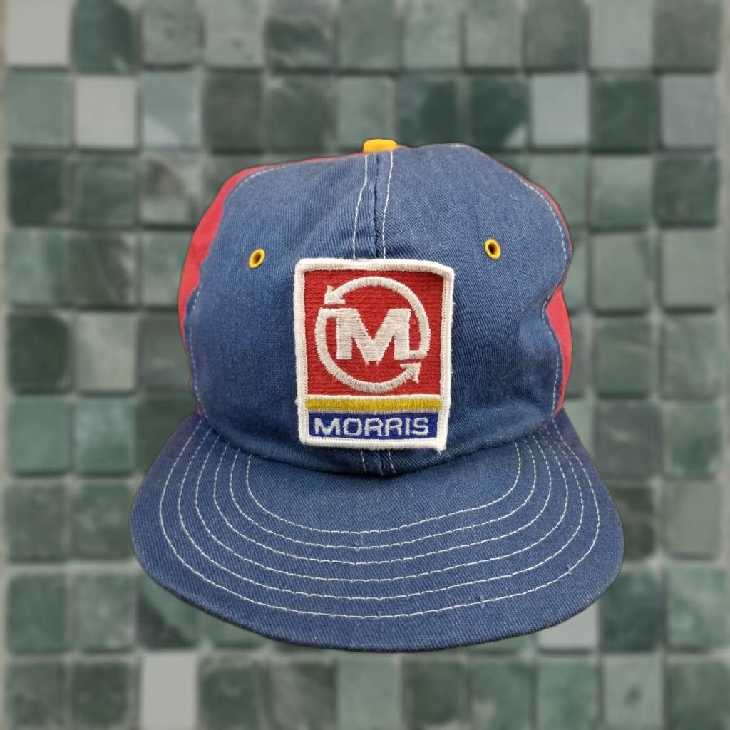 Equipment VINTAGE 80'S MORRIS TRACTOR FARM EQUIPMENT 2 TONES TRUCKER HAT Size ONE SIZE - 1 Thumbnail