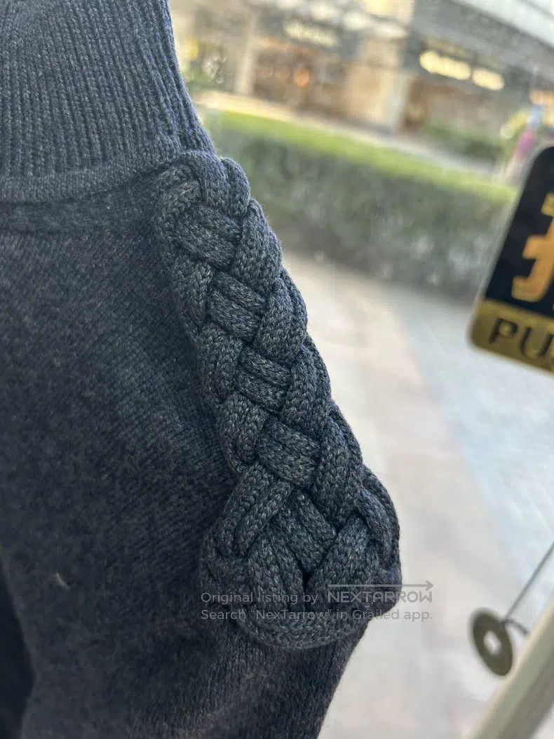 Hermes Hermes Black and Beige Knit Sweater Size XS / US 0-2 / IT 36-38 - 6 Thumbnail