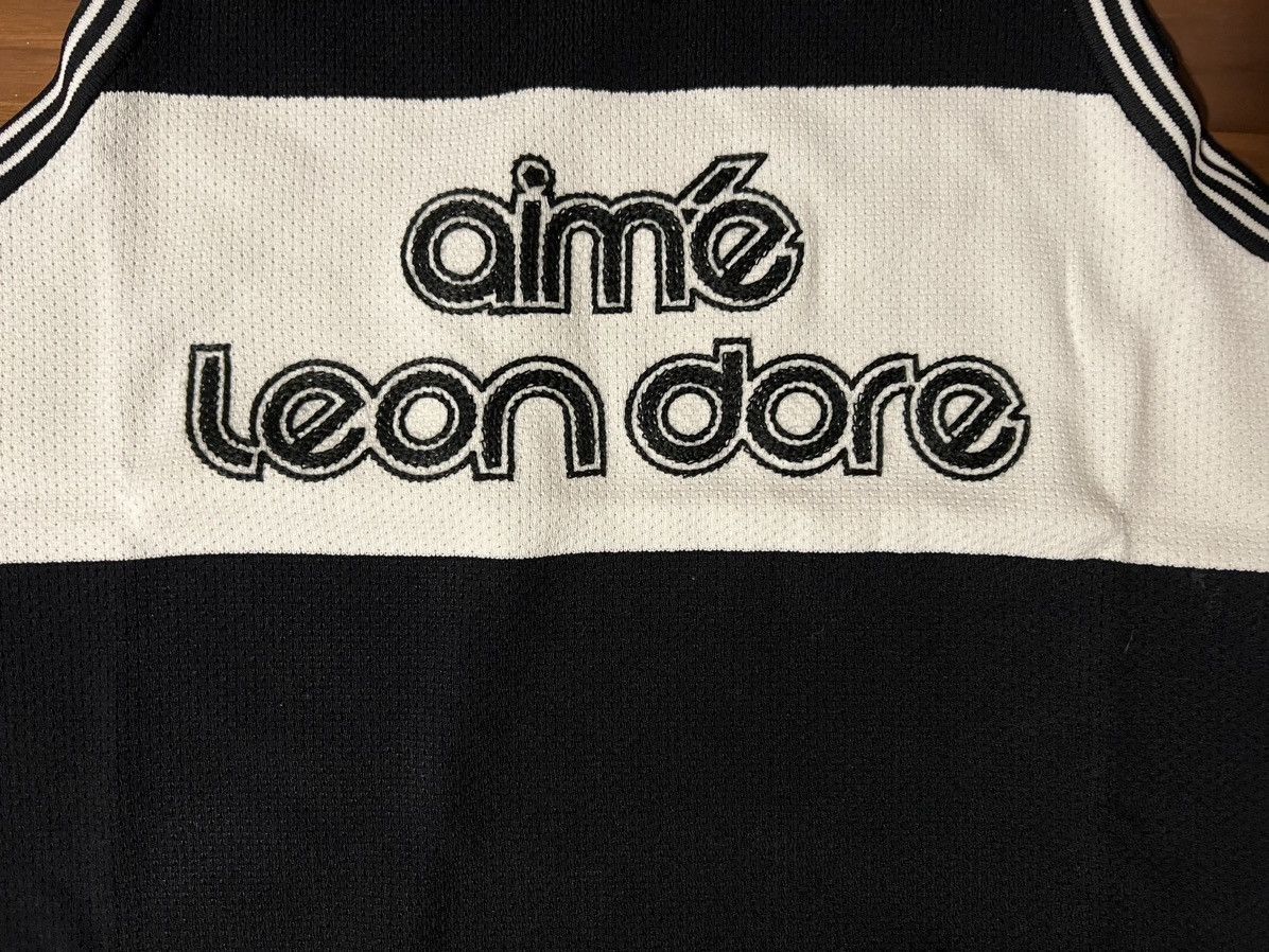 Aime Leon Dore Aime Leon Dore ALD Knit Basketball Jersey Sweater Logo Black Size US L / EU 52-54 / 3 - 2 Thumbnail