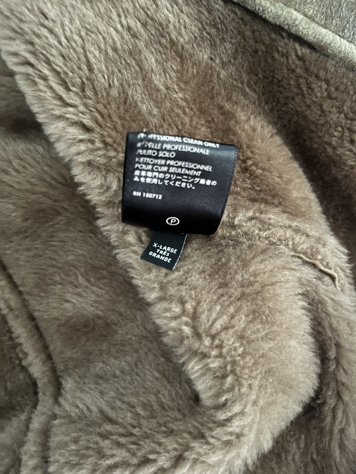 Amiri Amiri oversized Shearling Jacket Size US XL / EU 56 / 4 - 7 Thumbnail