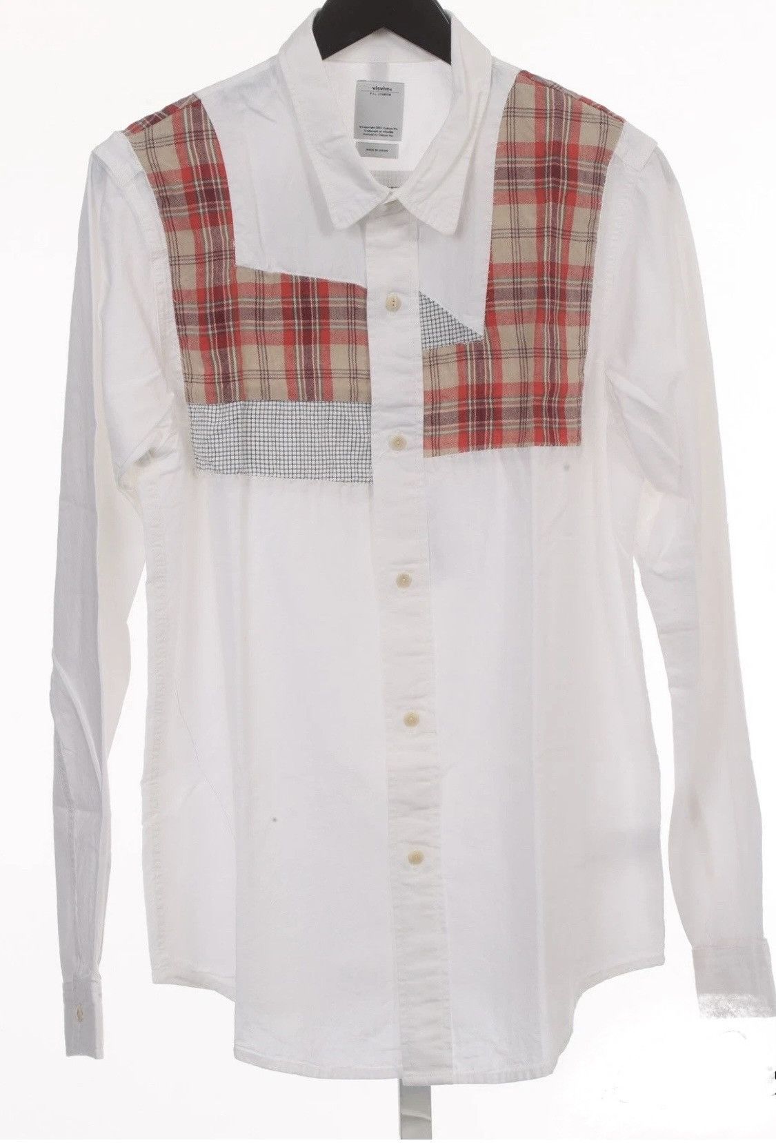 【SALE】visvim TUNIC P.O. PATCHWORK シャツ Visvim TUNIC P.O. PATCHWORK (N.D.) - GREY sz 4 | Grailed