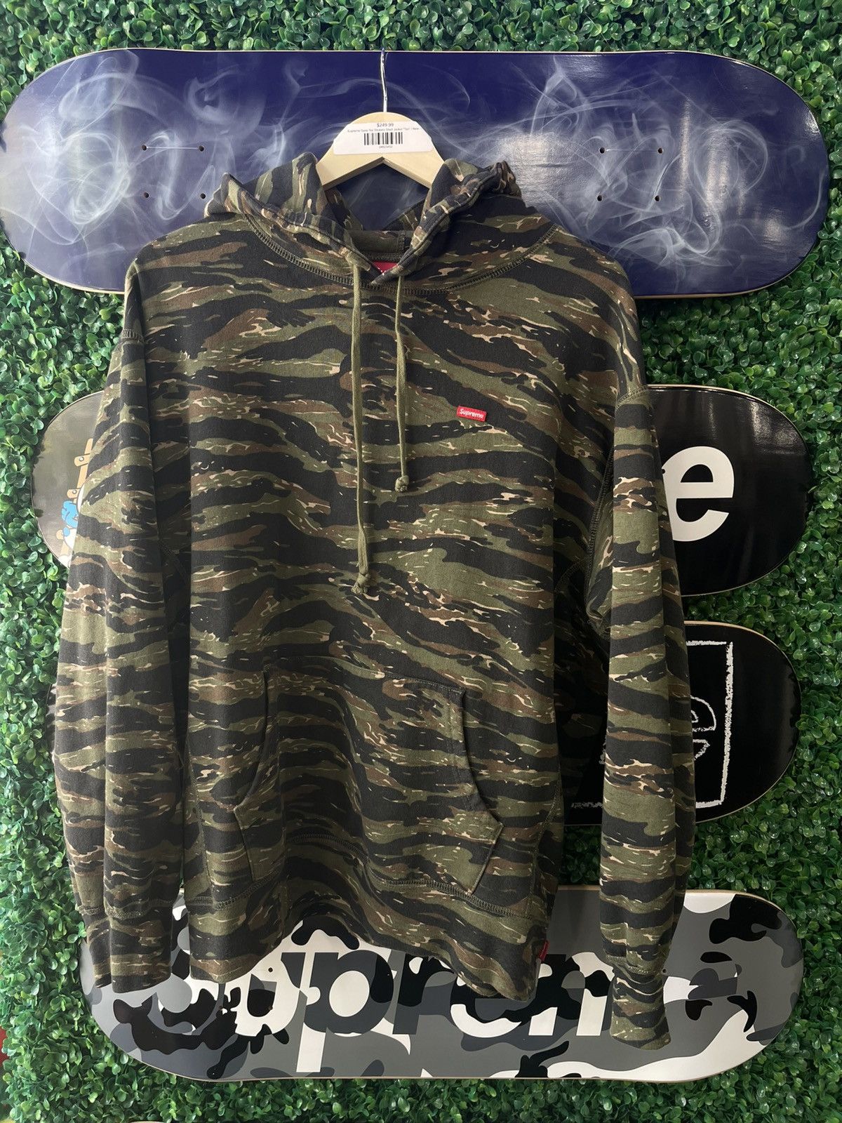 Supreme Supreme Mini Box Logo Pullover Hoodie “Tiger Camo | Grailed
