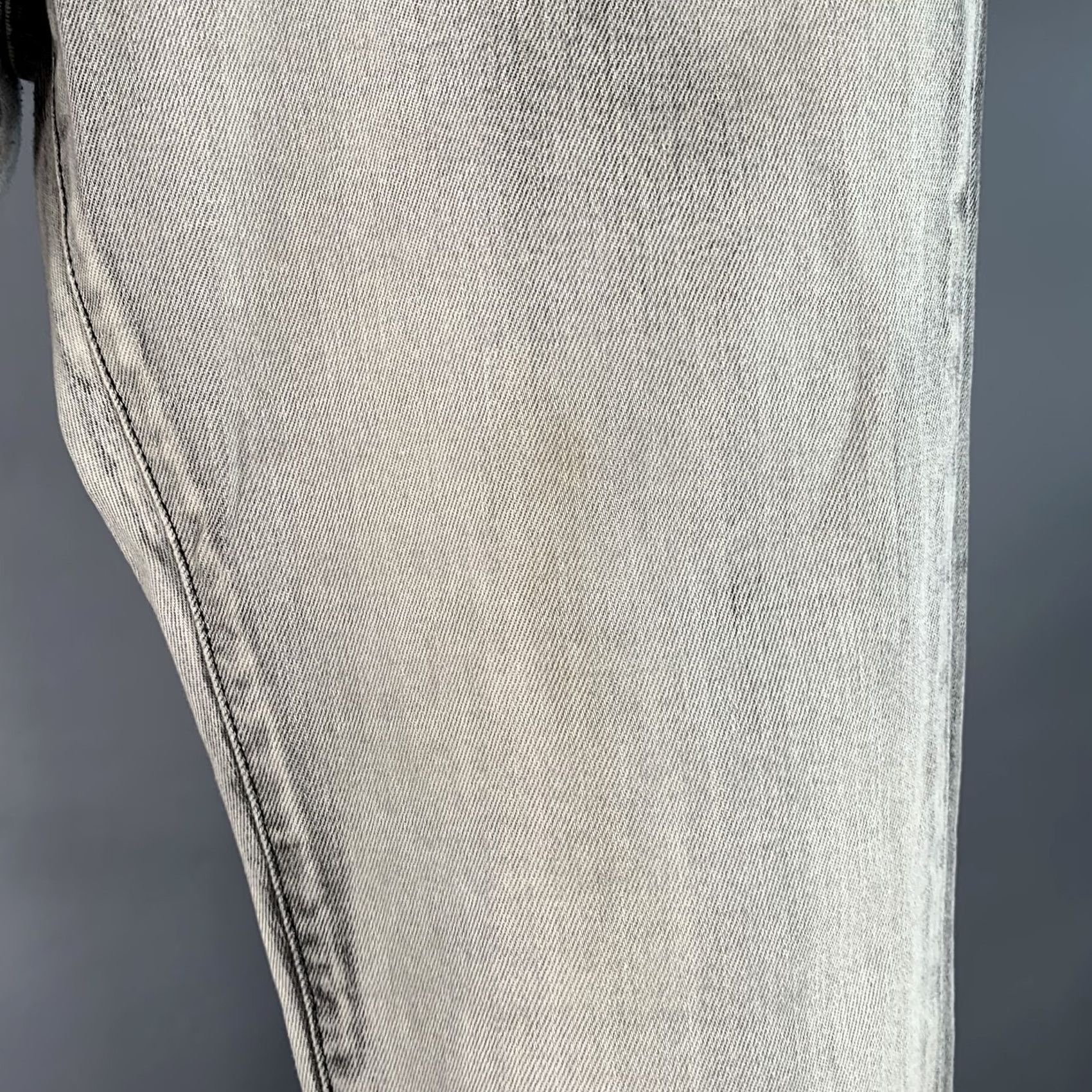 Dolce & Gabbana DOLCE & GABBANA Jeans Size 30 Grey Twill Skinny Zip Fly Cotton Blend Men Size US 30 / EU 46 - 6 Thumbnail