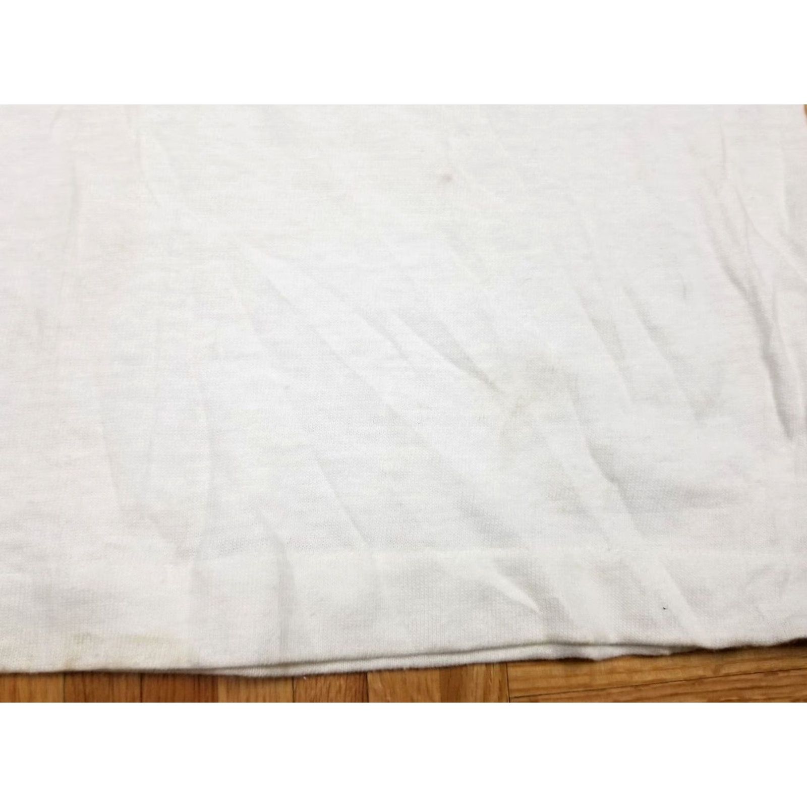 Champion VINTAGE CHAMPION T-SHIRT BLUE BAR WHITE COTTON 70's SZ L Men's Short Sleeve Round Neck Band Rock USA University 18 INCH 32 INCH Size US L / EU 52-54 / 3 - 7 Thumbnail