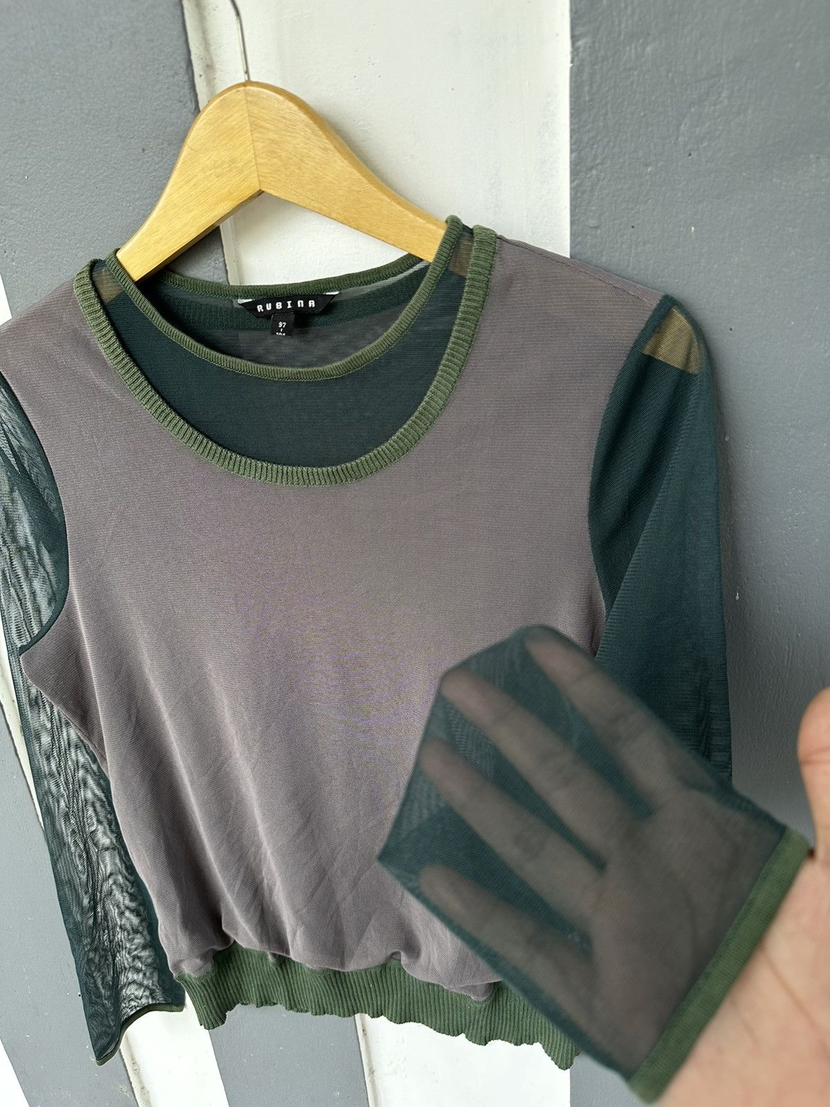 Japanese Brand VERY NICE JEAN PAUL GAULTIER STYLED DOUBLE LAYER MESH Size US M / EU 48-50 / 2 - 3 Thumbnail