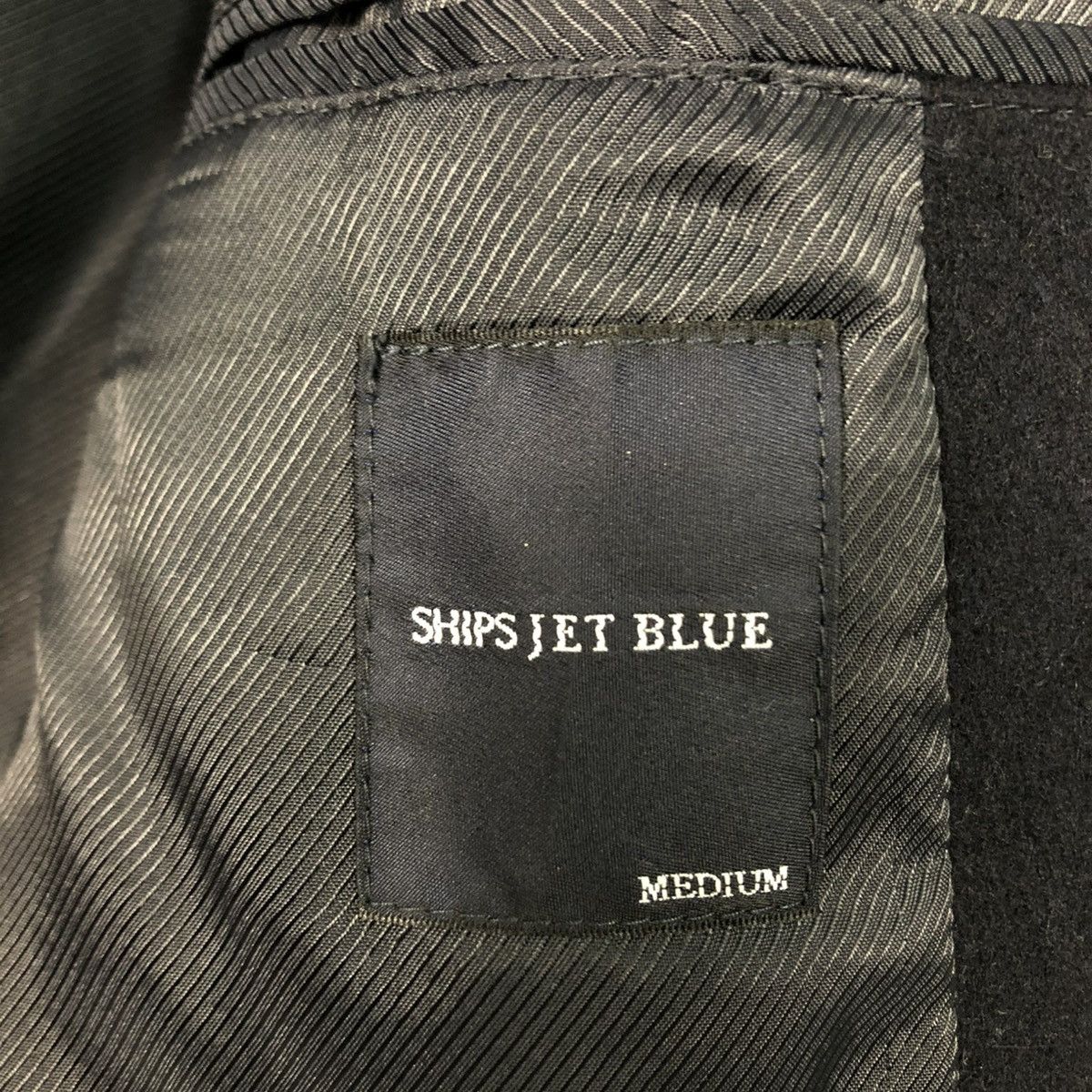 Issey Miyake 🔥RICH BLACK VINTAGE WOOL LONG JACKET SHIPS JET BLUE JAPAN Size US M / EU 48-50 / 2 - 19 Thumbnail
