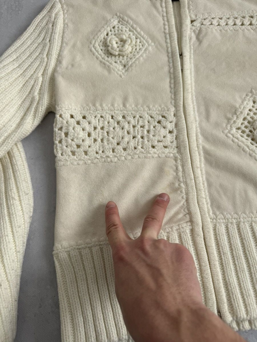 Just Cavalli Vintage Just Cavalli Knit Double Zip Wool Sweater Size S / US 4 / IT 40 - 10 Thumbnail