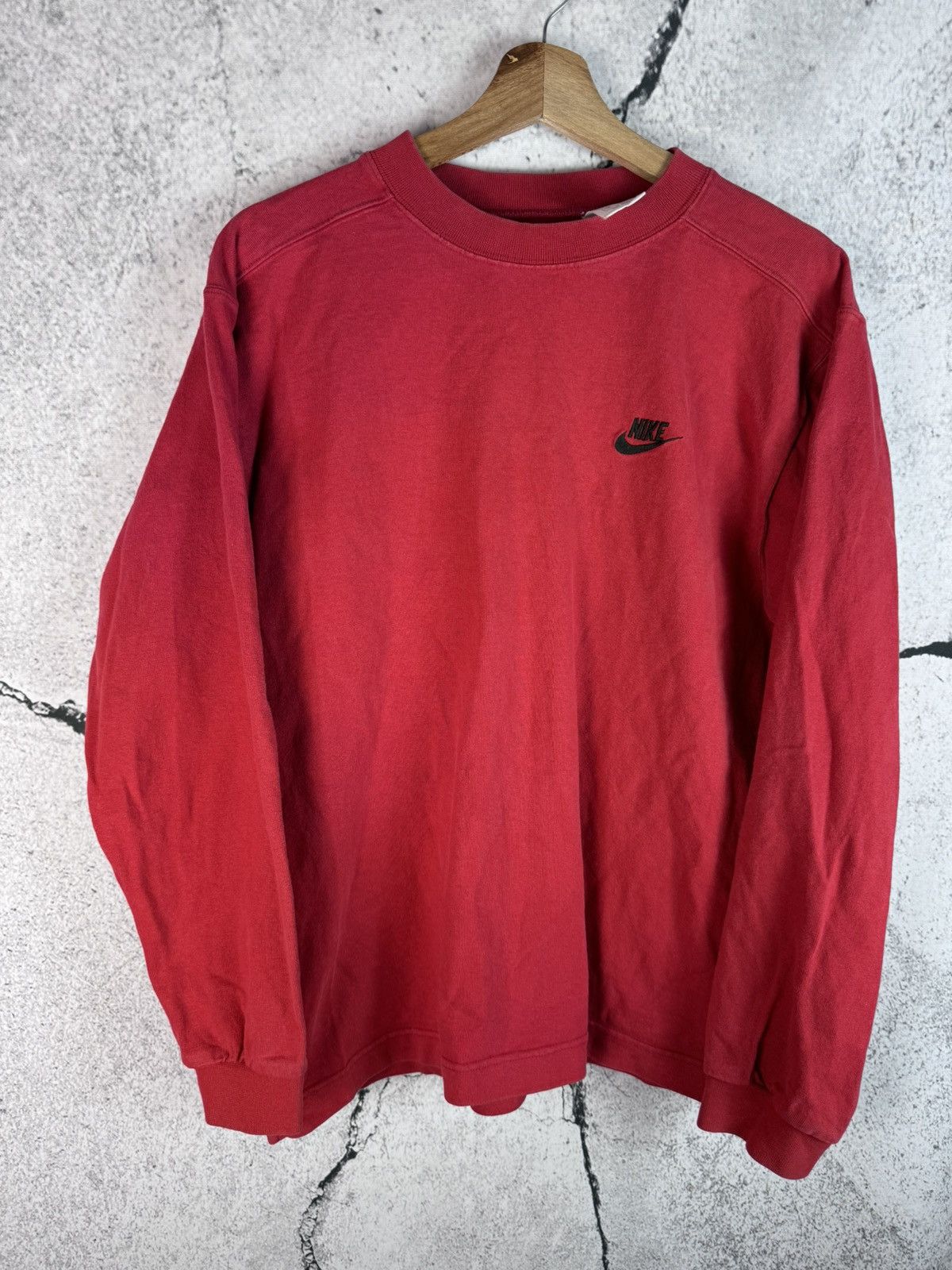 Nike Vinatge Nike sweatshirt rare basic boxy Size US S / EU 44-46 / 1 - 1 Thumbnail