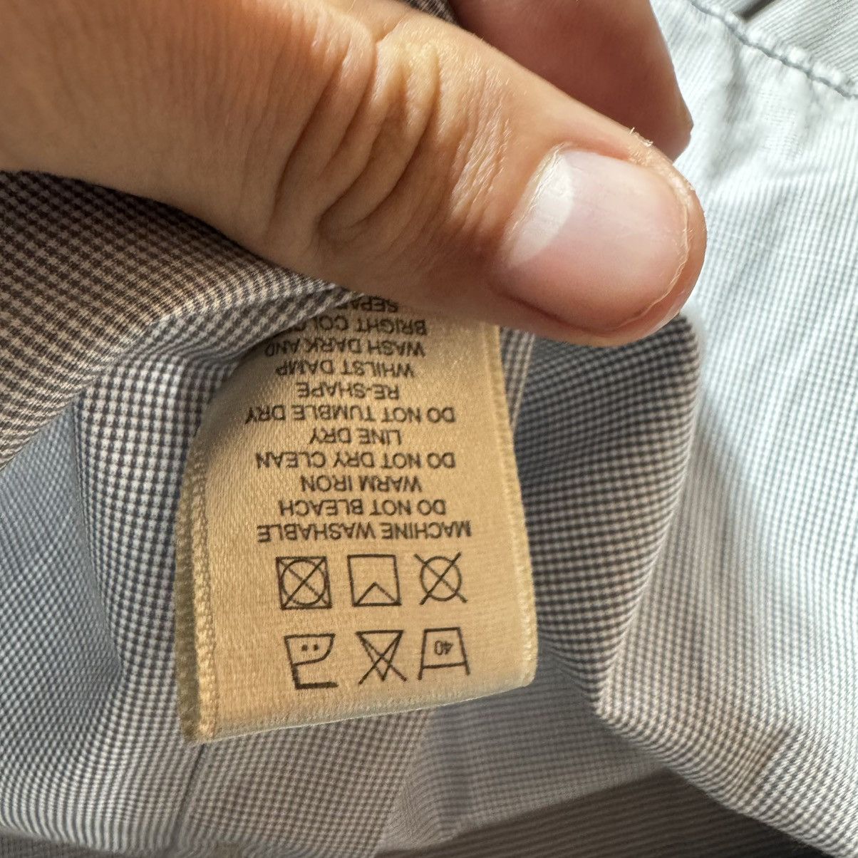 Burberry vintage burberry Signature plaid shirt with large logo. Size US M / EU 48-50 / 2 - 12 Thumbnail