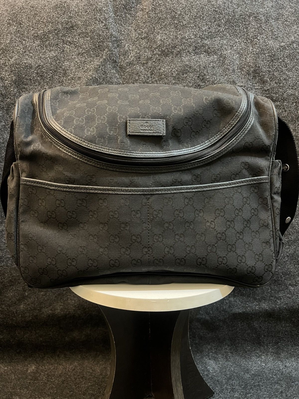 Gucci Gucci Shoulder Diaper Bag GG Canvas Size ONE SIZE - 1 Thumbnail