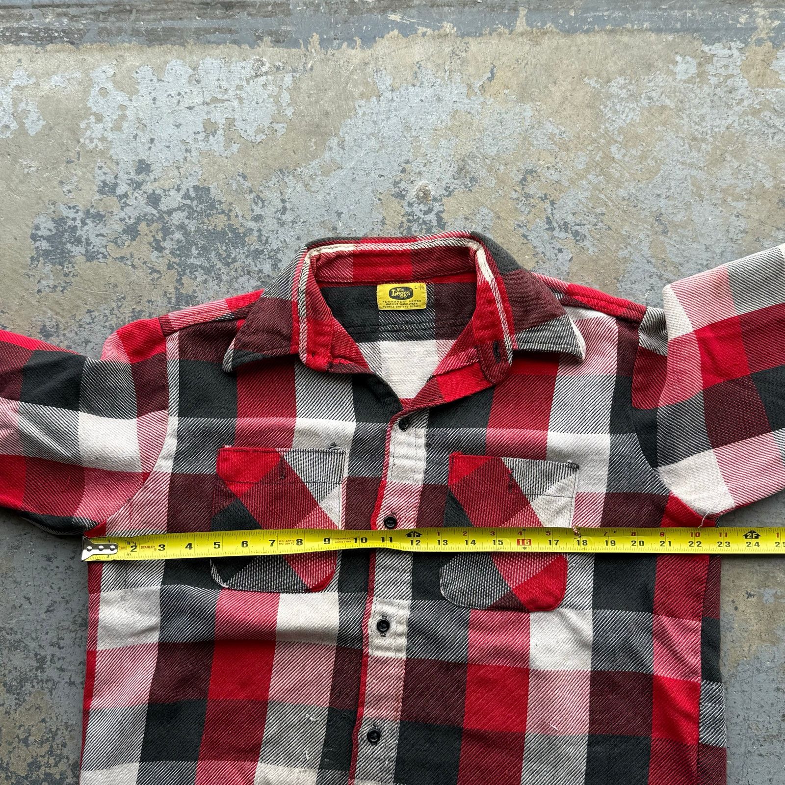 Vintage Vintage Mr. Leggs Plaid Cotton Flannel Sz L Size US L / EU 52-54 / 3 - 5 Thumbnail