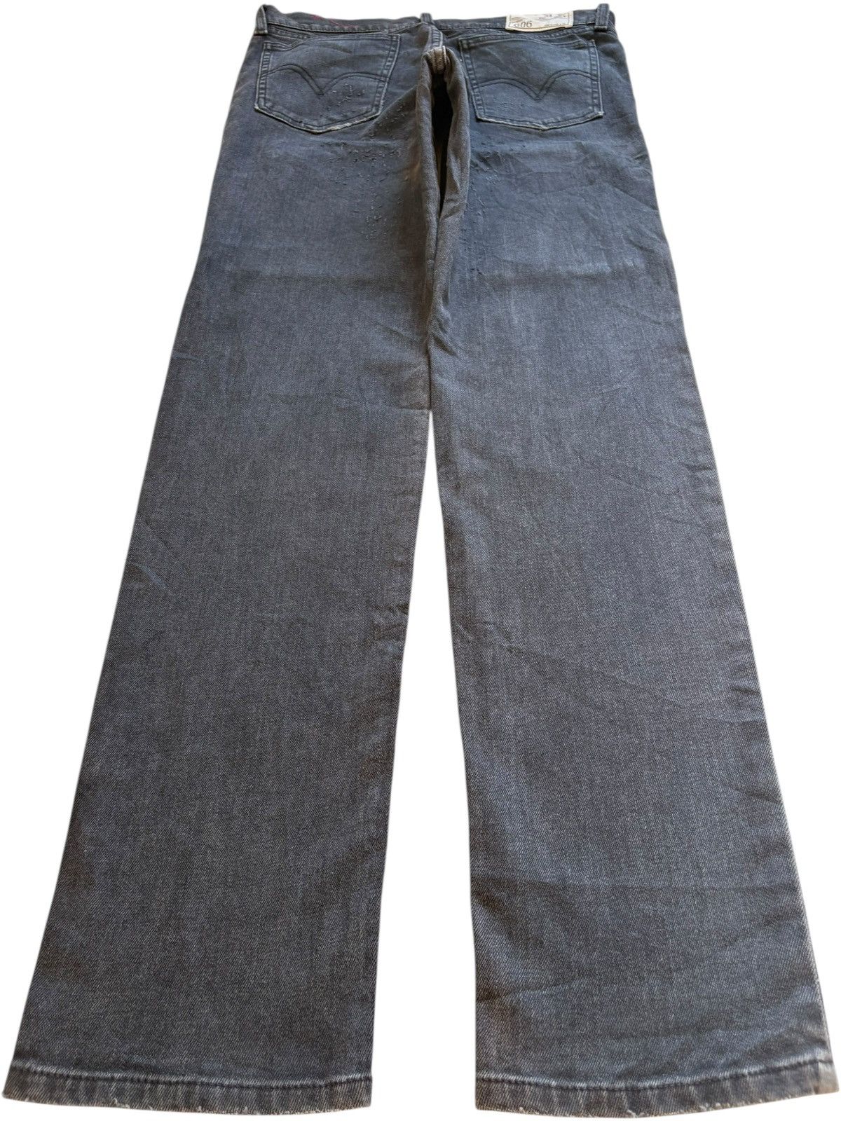 Levi's Vintage 90s Levis 606 Tactical Zipper Black Jeans Size US 34 / EU 50 - 2 Thumbnail