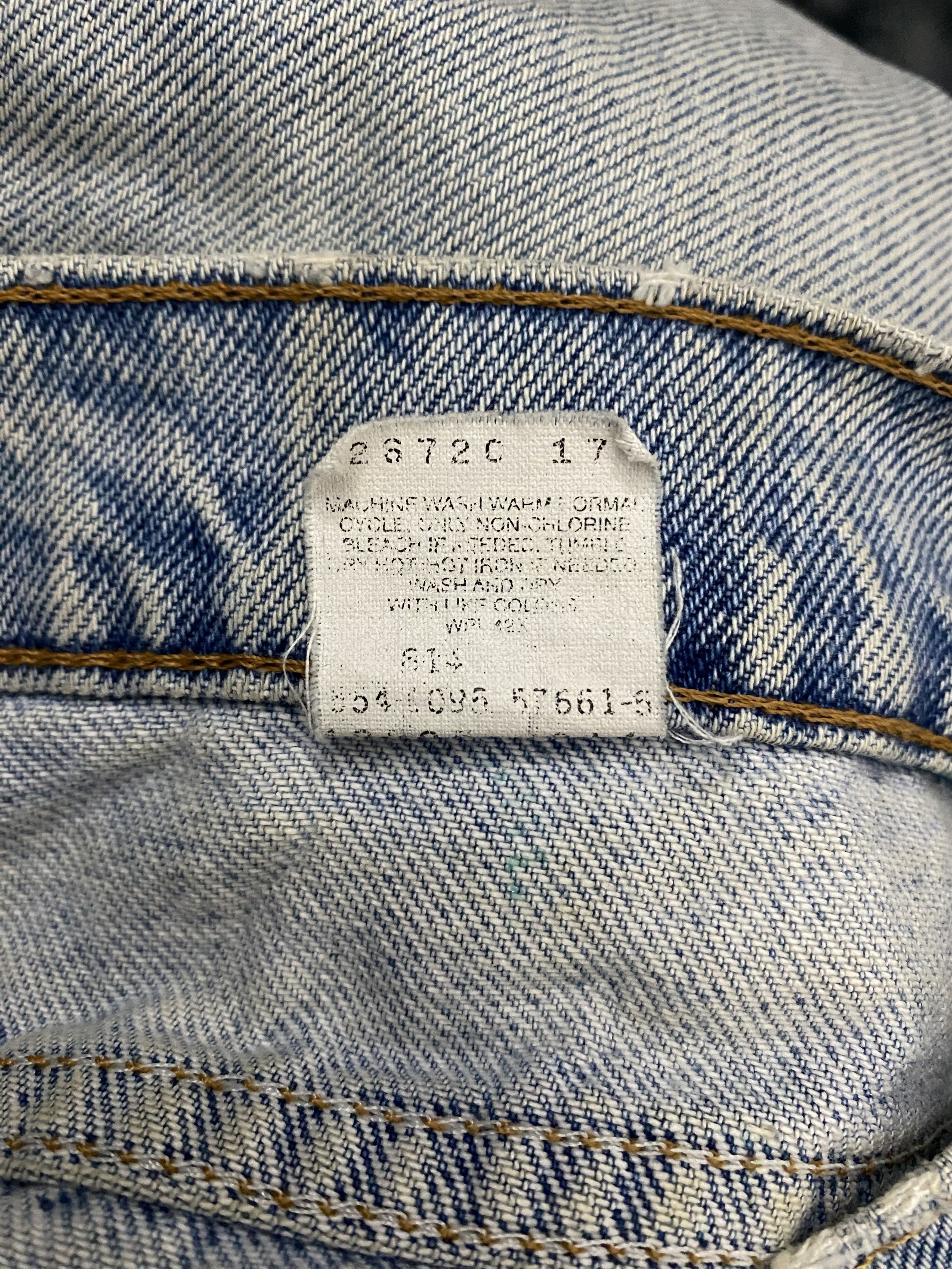 Levi's Vintage Clothing Vintage 1995 Levis 505 Denim Regular Fit Made in USA W36 L32 Size US 36 / EU 52 - 13 Thumbnail