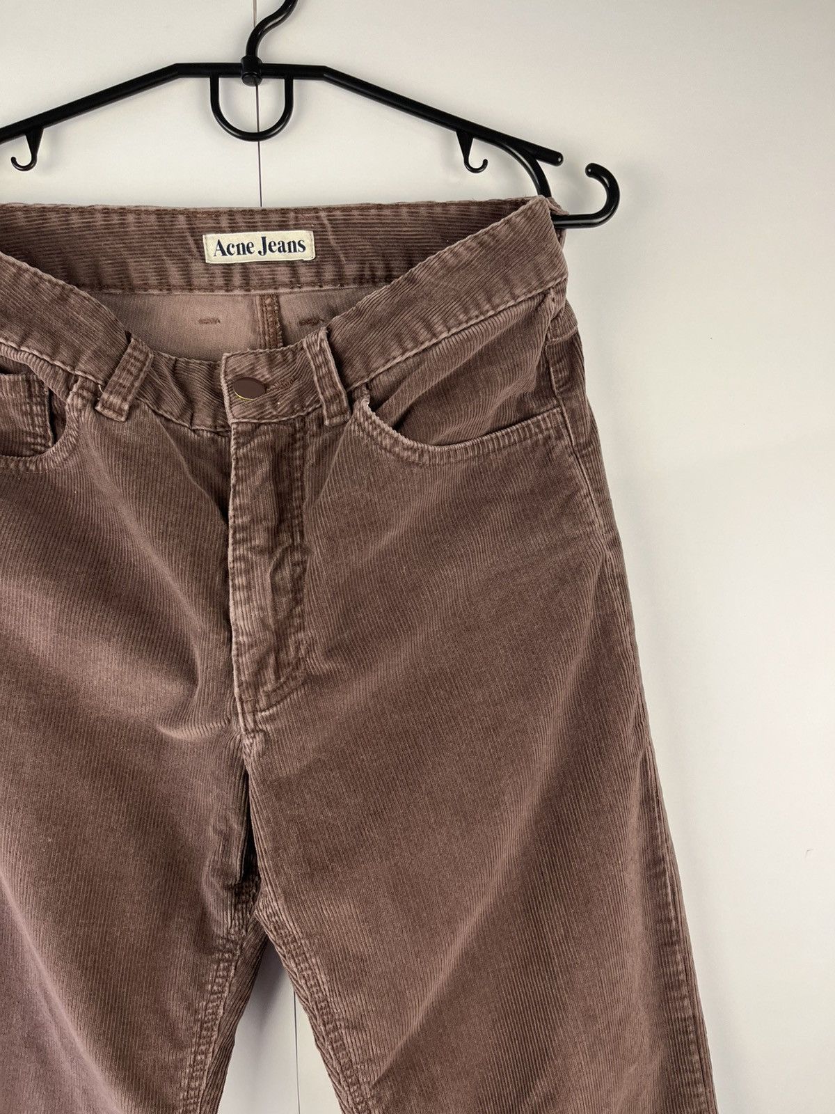 Acne Studios Acne Studios Velvet Cotton A-Pant Cord Wine Pants Size 34" / US 12 / IT 48 - 3 Thumbnail