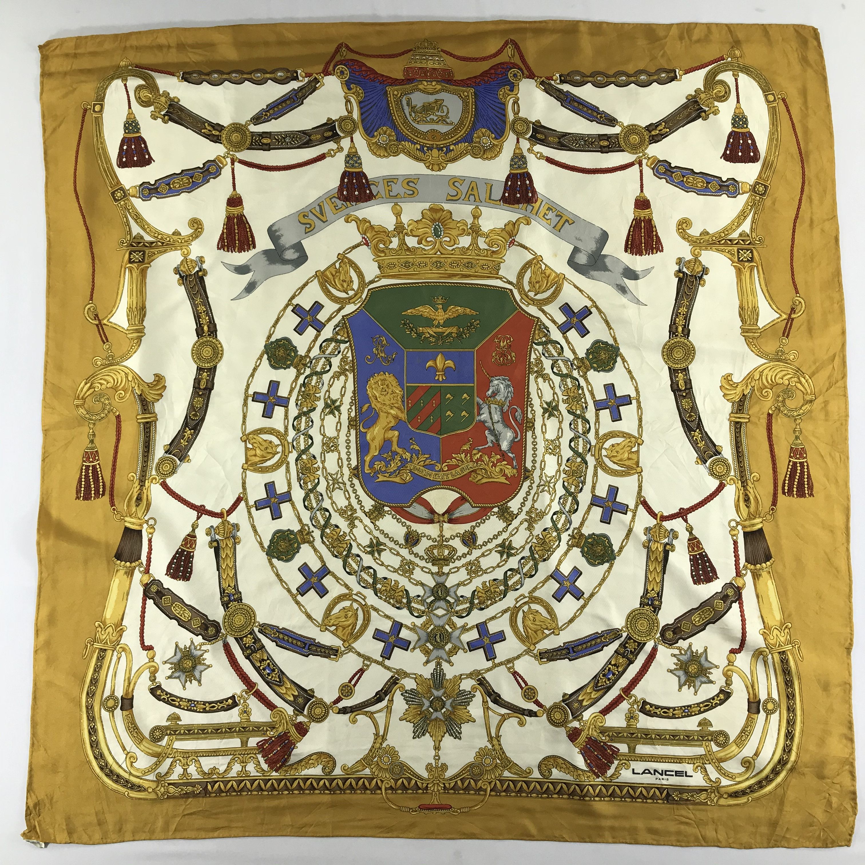 Lancel Vintage Lancel Silk Scarf Size ONE SIZE - 2 Thumbnail