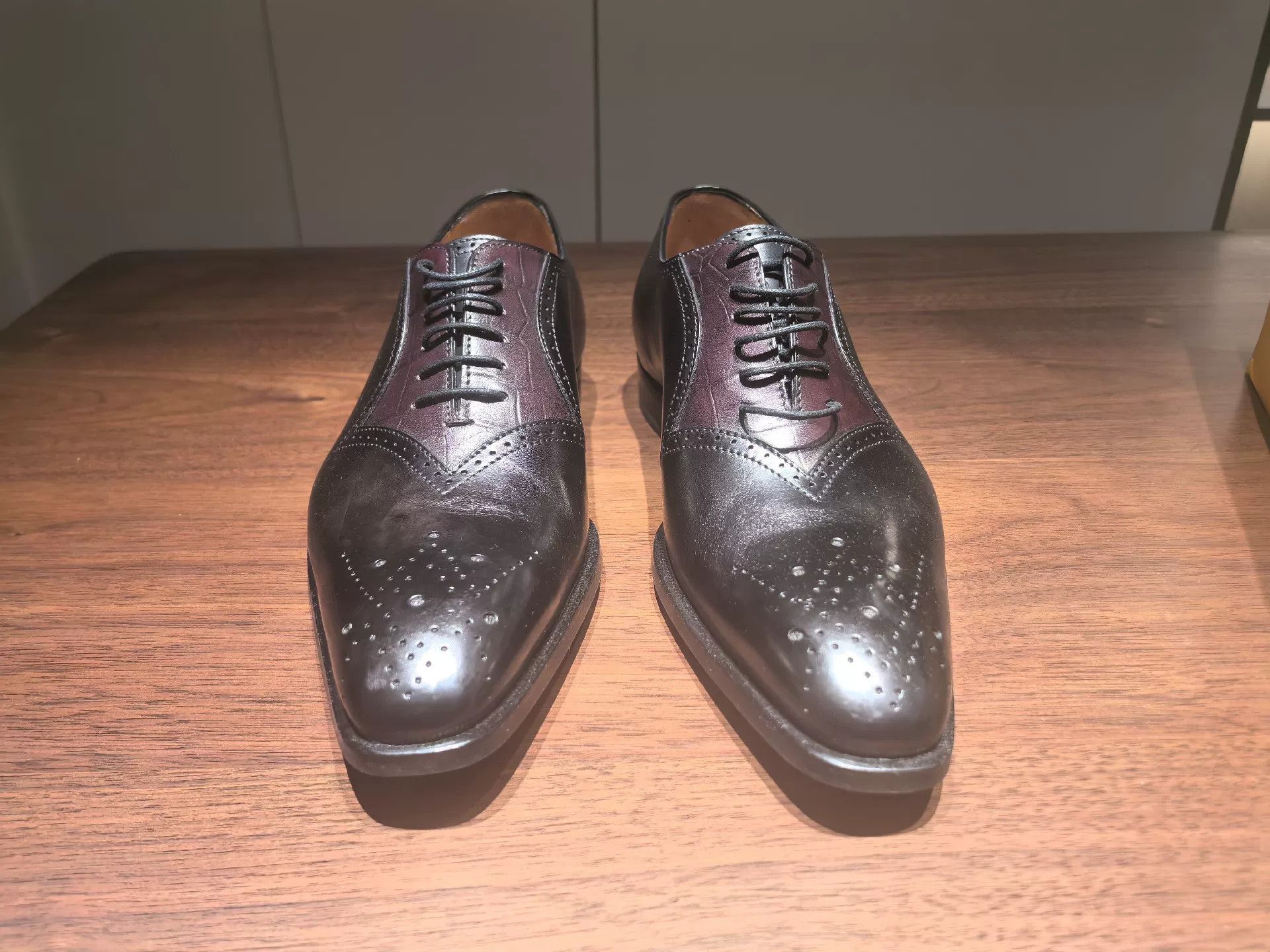 Japanese Brand Elegant Handmade Italian Leather Shoes Size US 6 / EU 39 - 1 Thumbnail