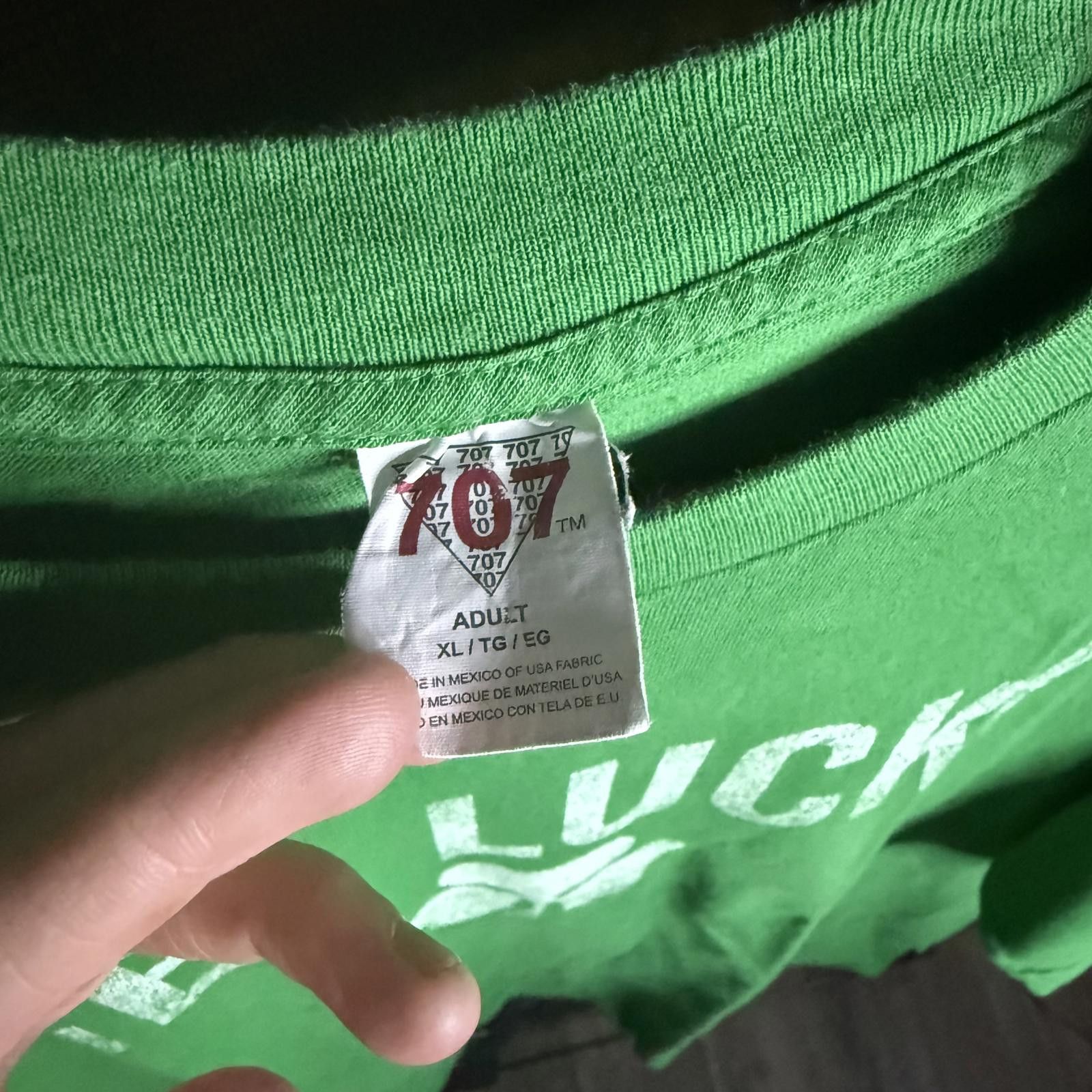 707 Lucky Shamrock Graphic Tee Size US XL / EU 56 / 4 - 4 Thumbnail