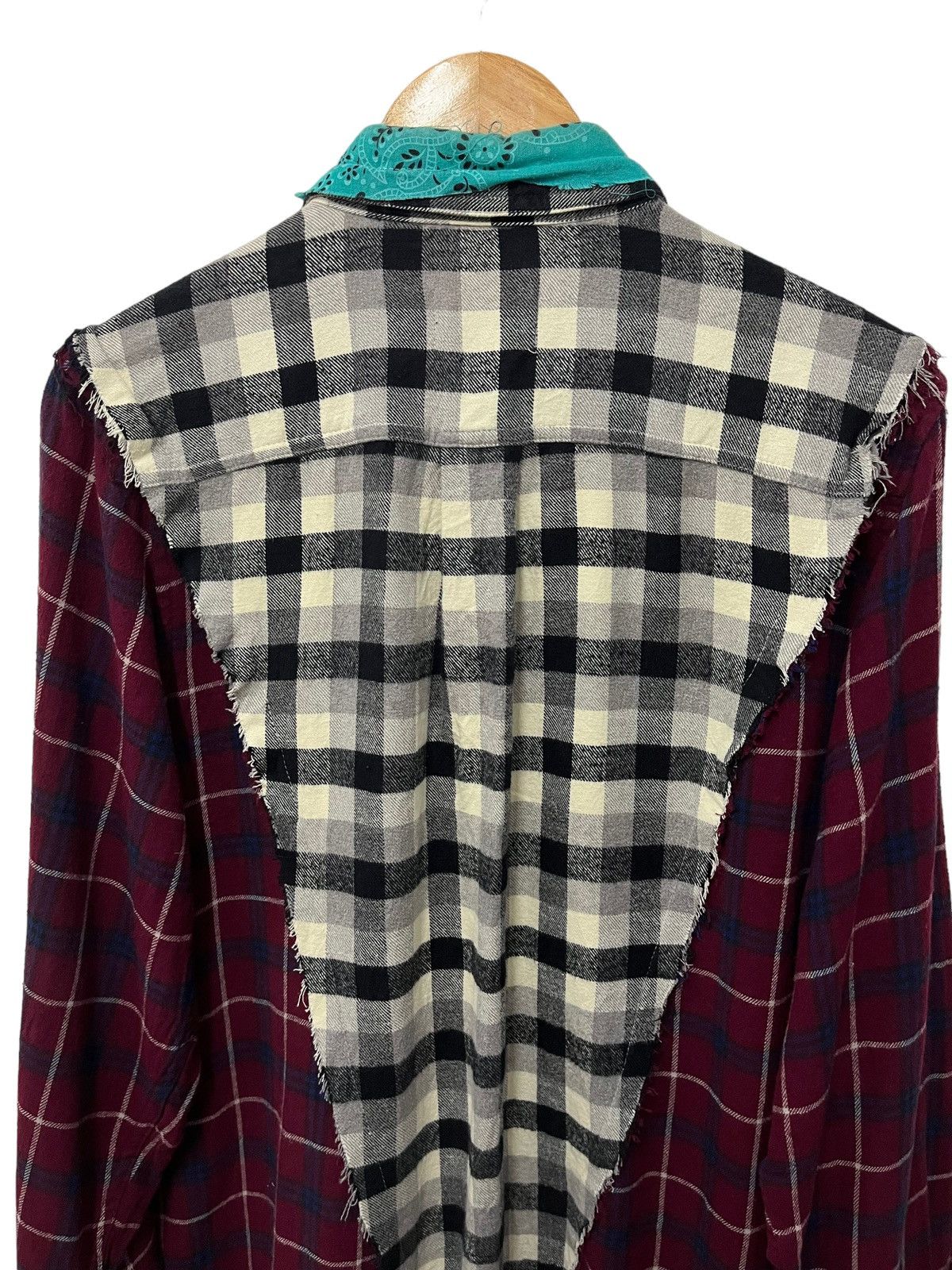 Flannel Swinging Seoul Rare custom flannel shirt multiple design Size L / US 10 / IT 46 - 4 Thumbnail
