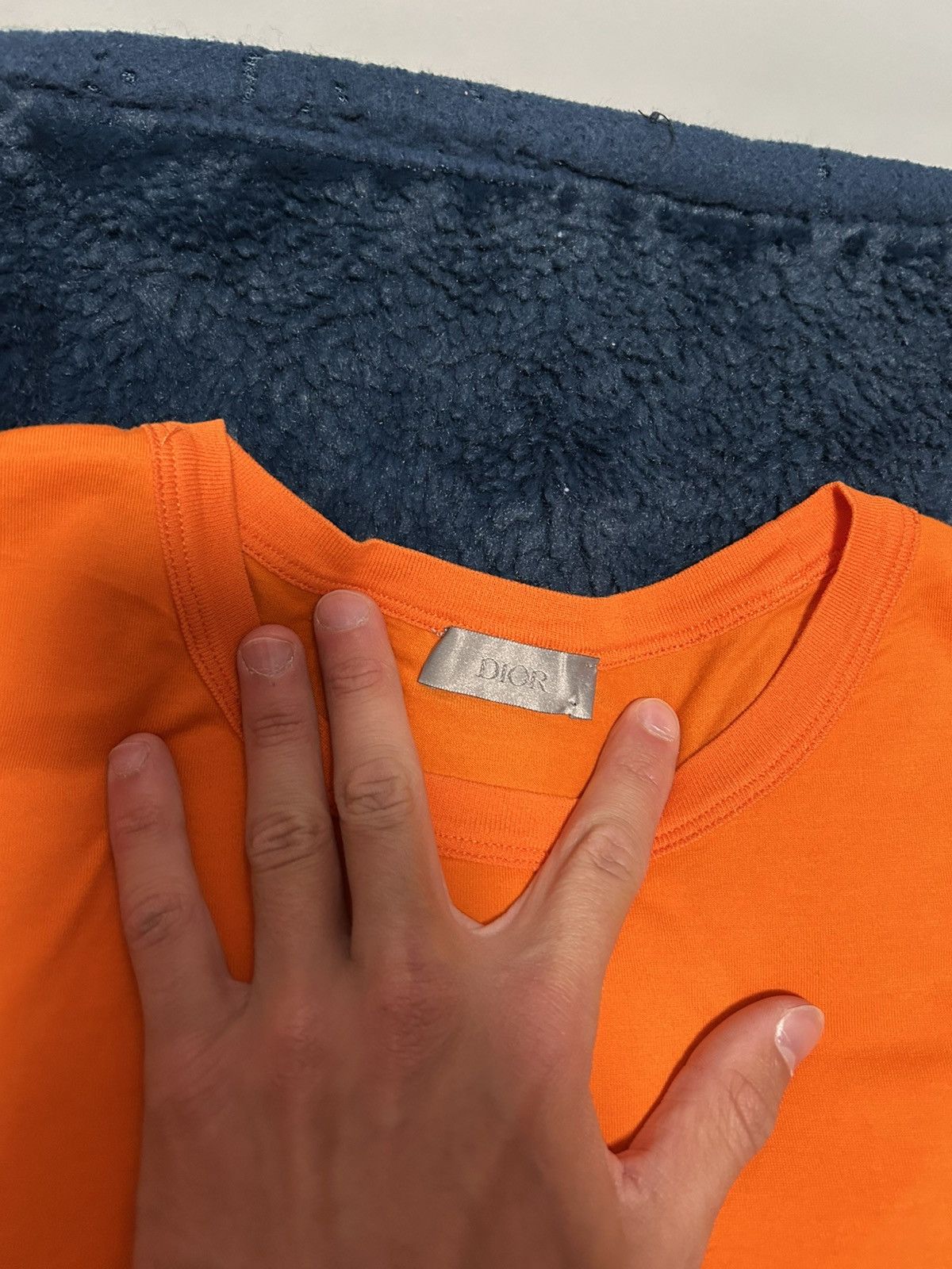 Dior Dior CD tee orange Size US L / EU 52-54 / 3 - 3 Thumbnail