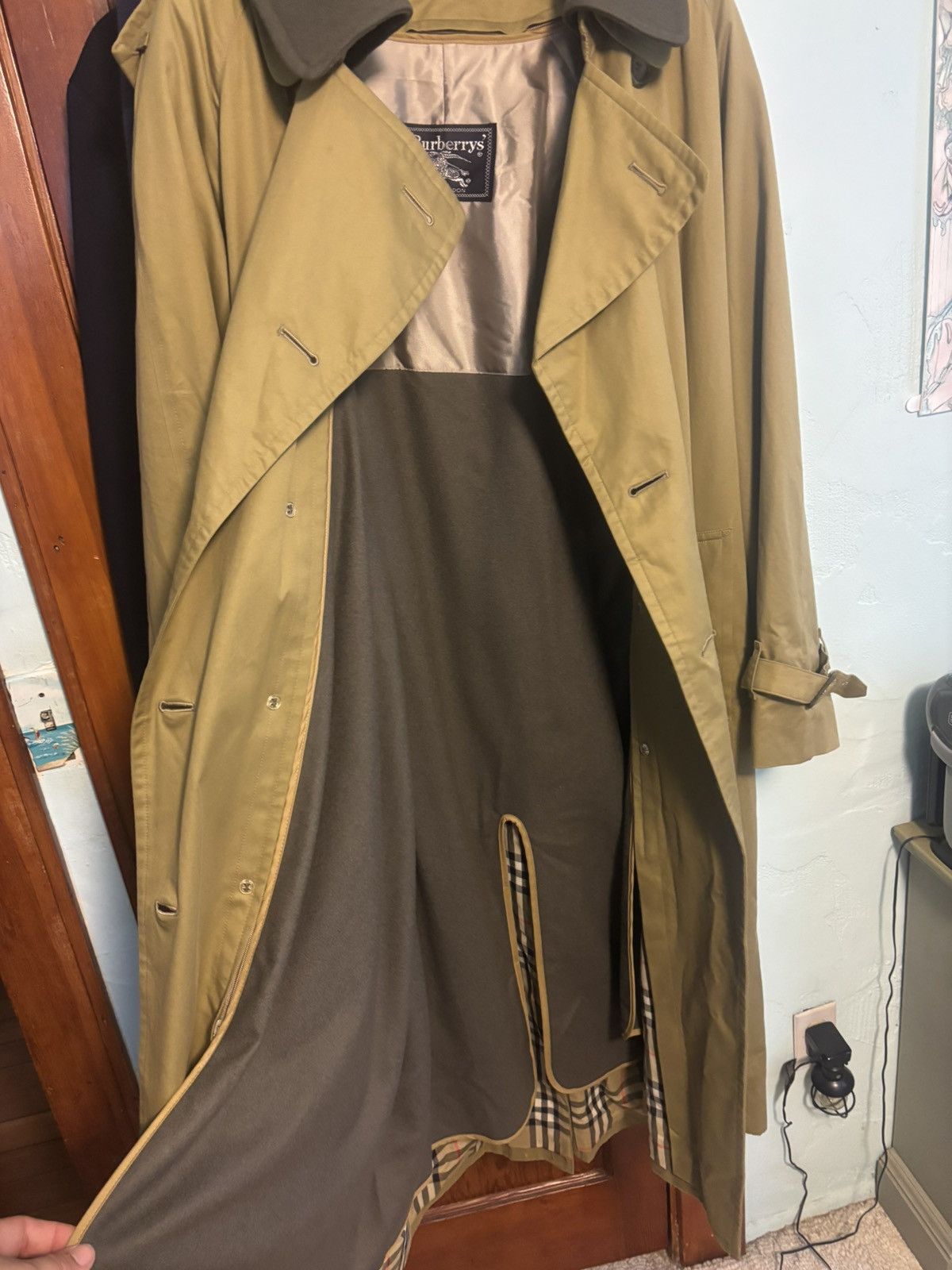 Burberry Burberry Chesterfield Coat 42L Size US L / EU 52-54 / 3 - 3 Thumbnail