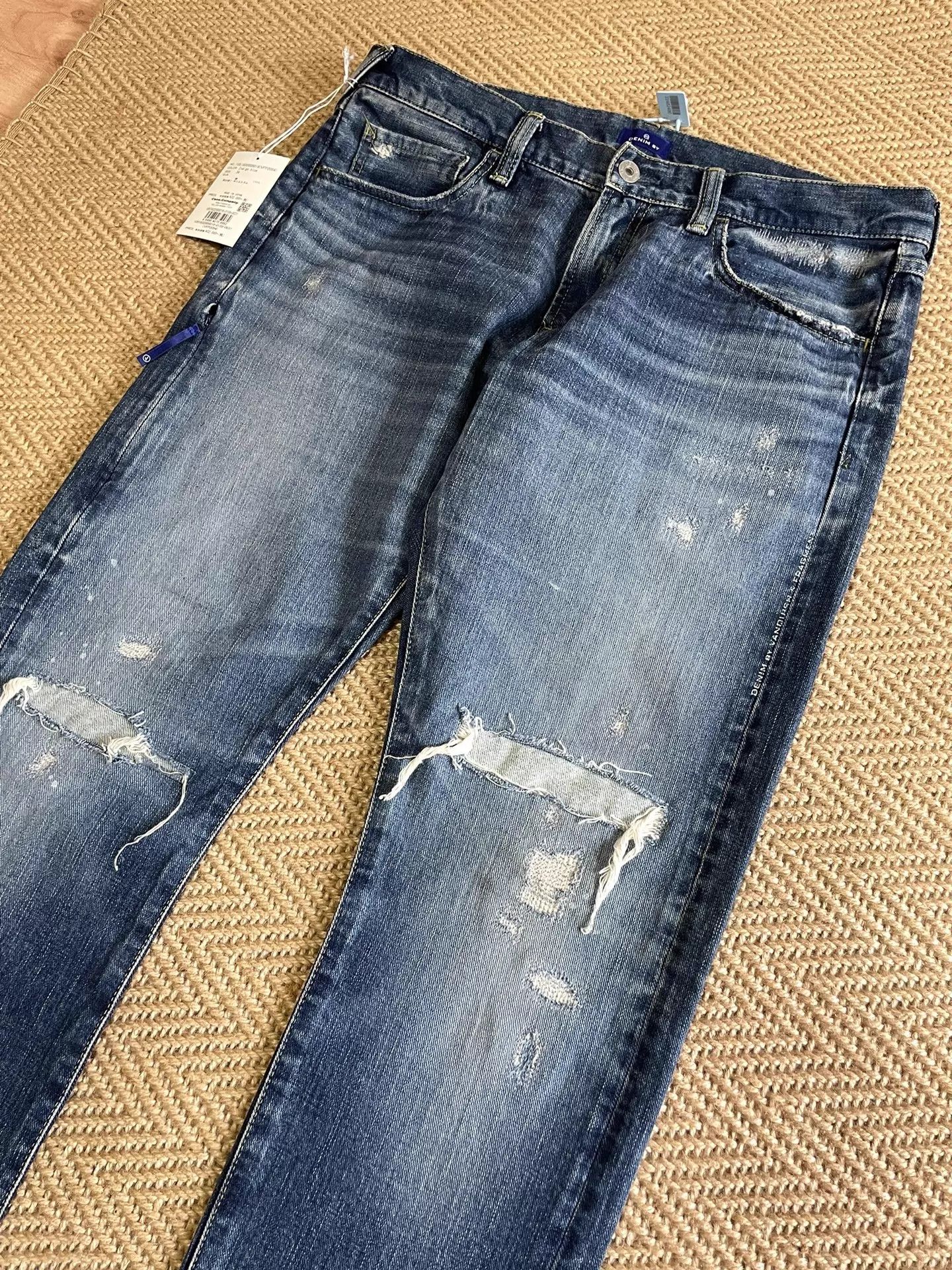Vanquish VANQUISH FRAGMENT DENIM Slash Cut Jeans W34 NearNew Size US 34 / EU 50 - 3 Thumbnail
