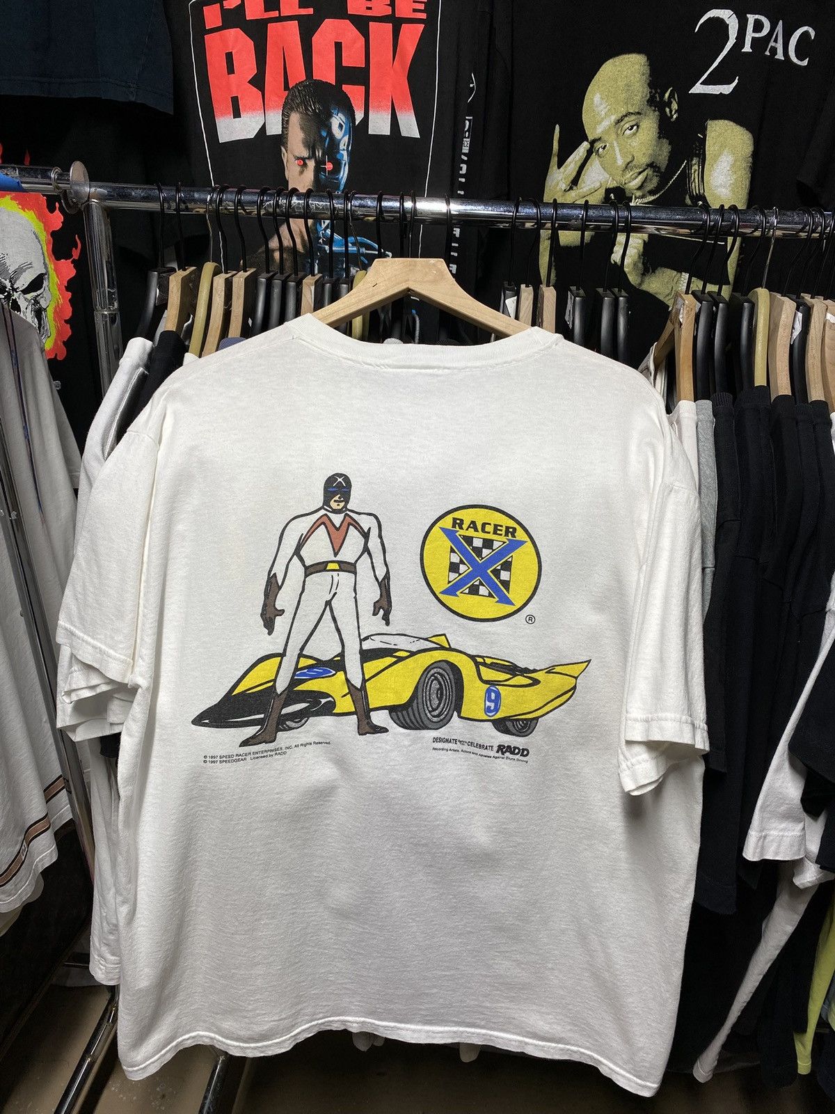 Vintage Vintage 90’s Speed Racer T-Shirt Vtg Cartoon Tee Large Size US L / EU 52-54 / 3 - 1 Thumbnail