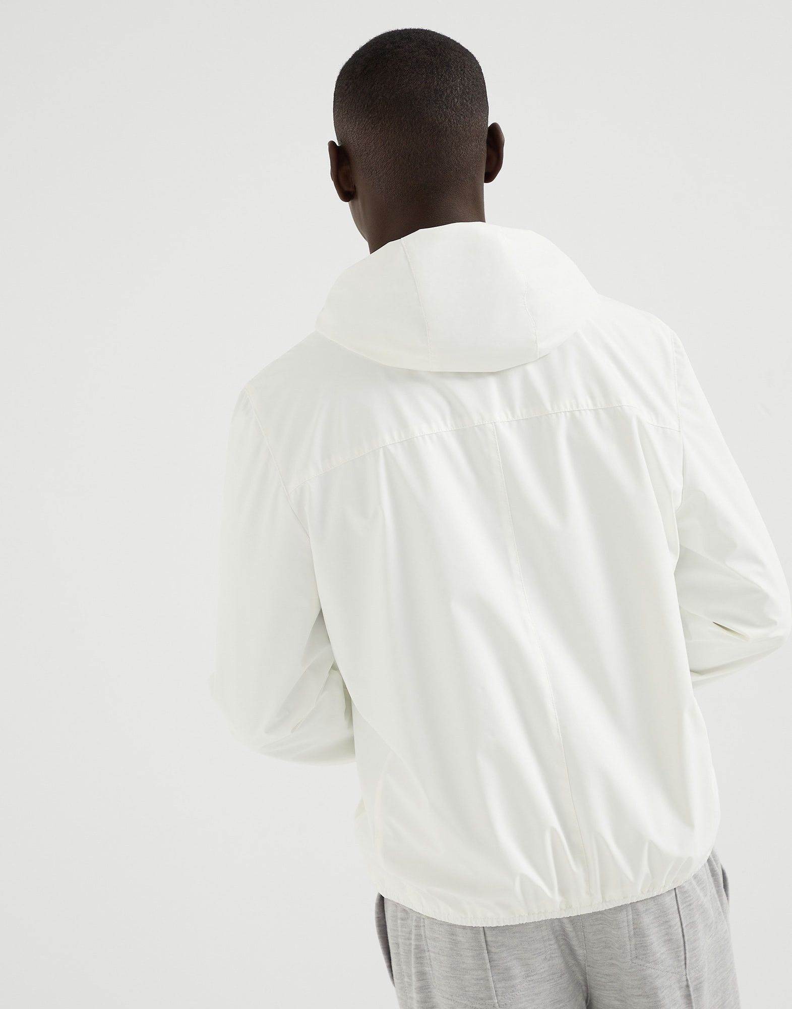 Brunello Cucinelli o1la1rc1a0326 Water-Resistant Jacket in White Size US XL / EU 56 / 4 - 5 Thumbnail