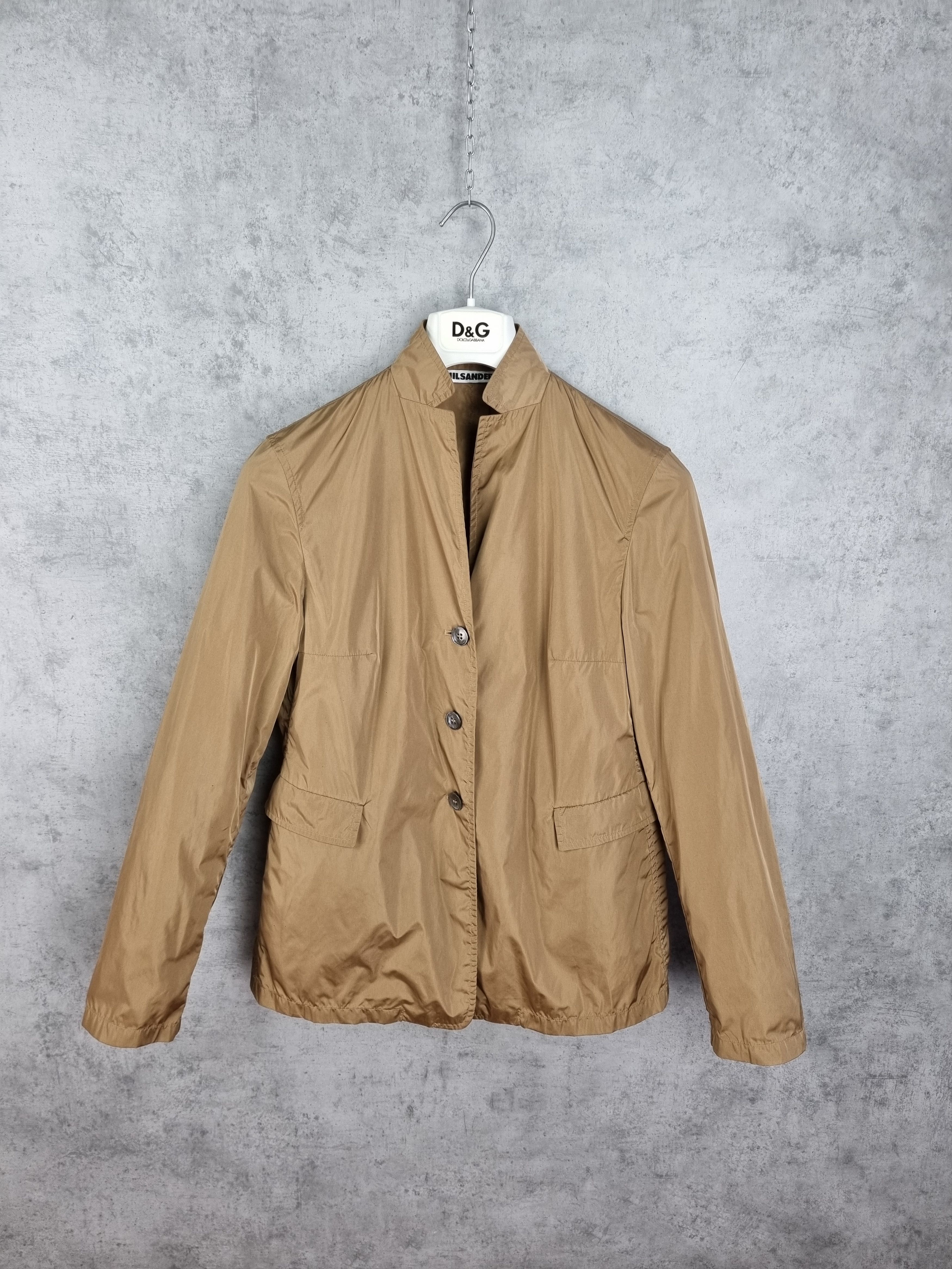 Jil Sander × Vintage 80s Vintage Nylon Blazer Jacket RAF SIMONS era Size S / US 4 / IT 40 - 8 Thumbnail