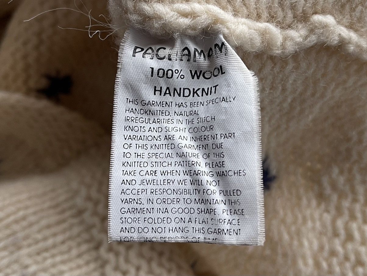 Handmade × Vintage Pachamama Handmade Original Wool Sweater Cardigan Nepal L Size L / US 10 / IT 46 - 6 Thumbnail