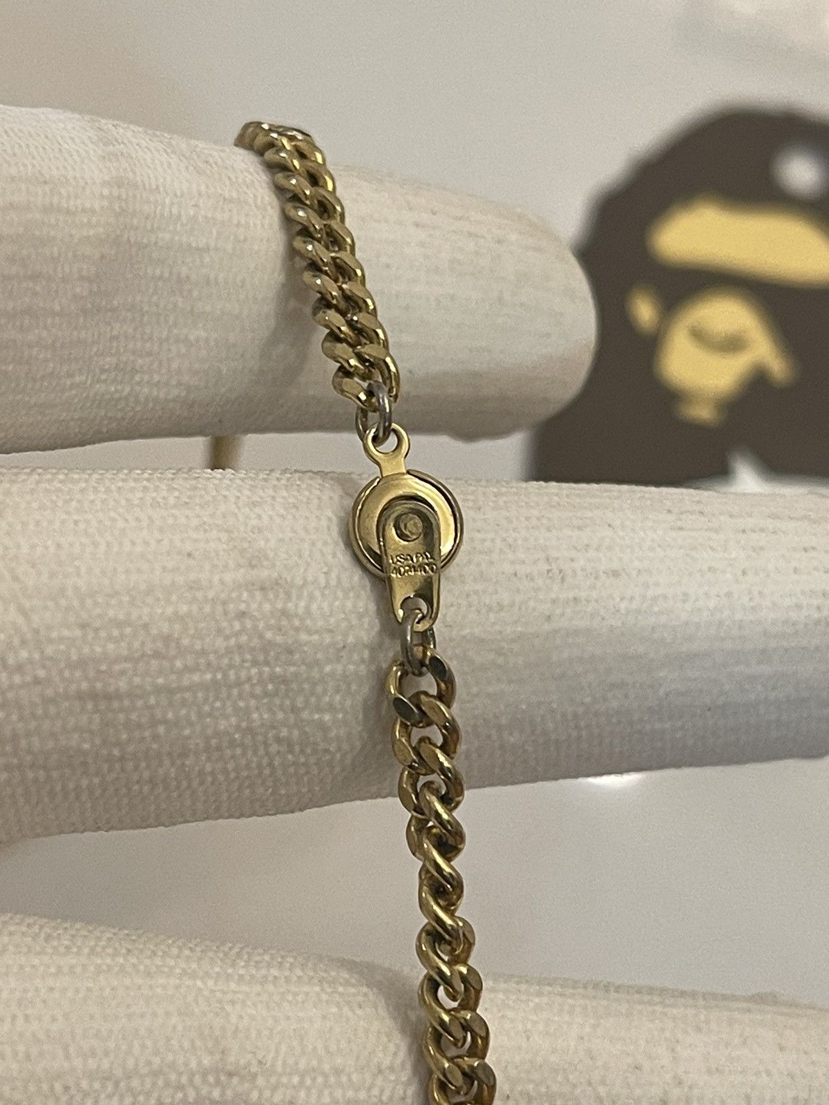 Bape Bape Logo Necklace (Gold Plated) ‼️RARE‼️ Size ONE SIZE - 6 Thumbnail