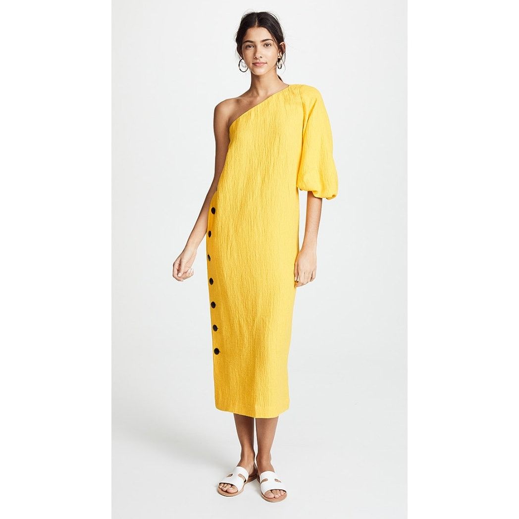 image of Mara Hoffman Emilie Dress Yellow, Women's (Size Medium)
