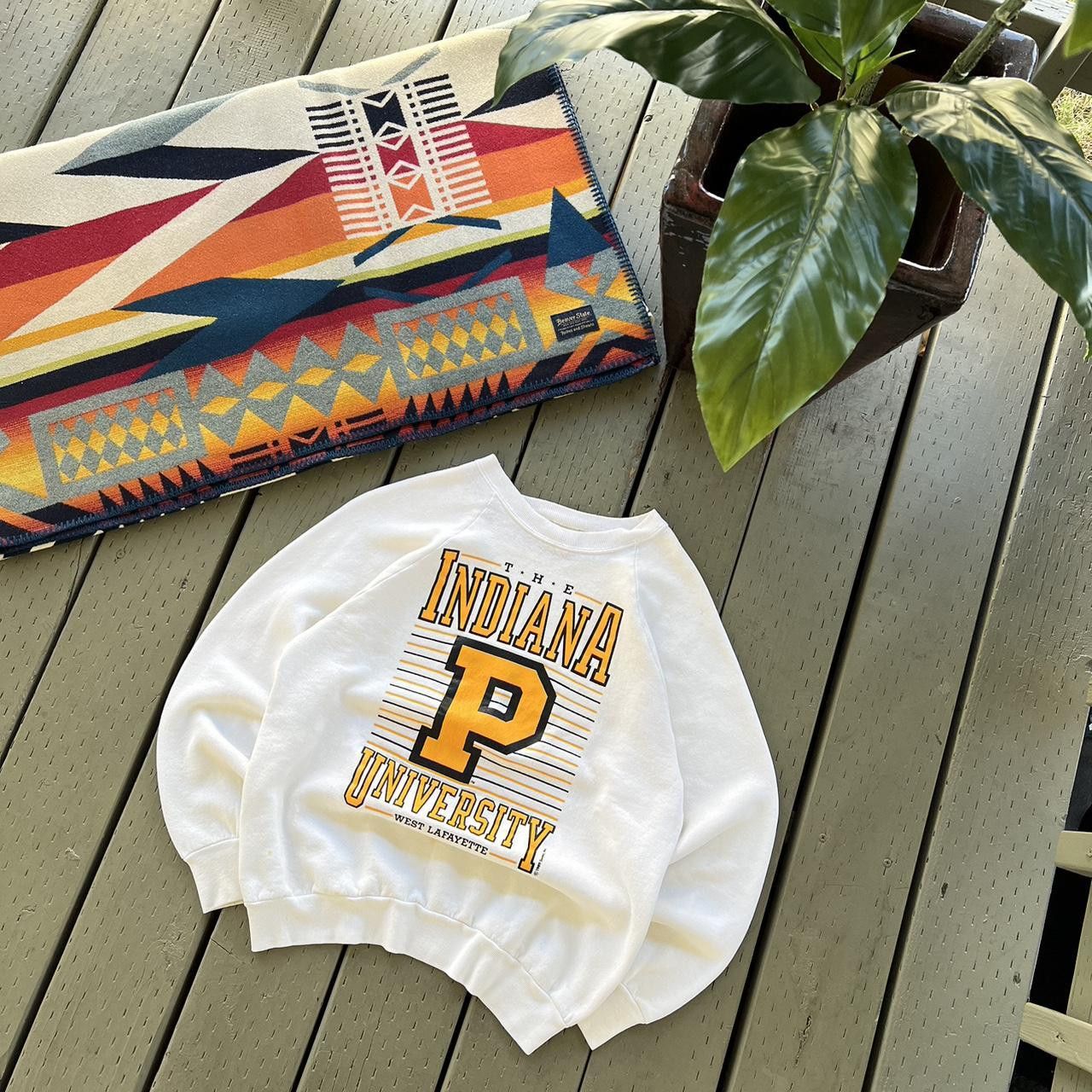 Fruit Of The Loom × Vintage Vintage Purdue Boilermakers Sweatshirt Size US L / EU 52-54 / 3 - 2 Thumbnail