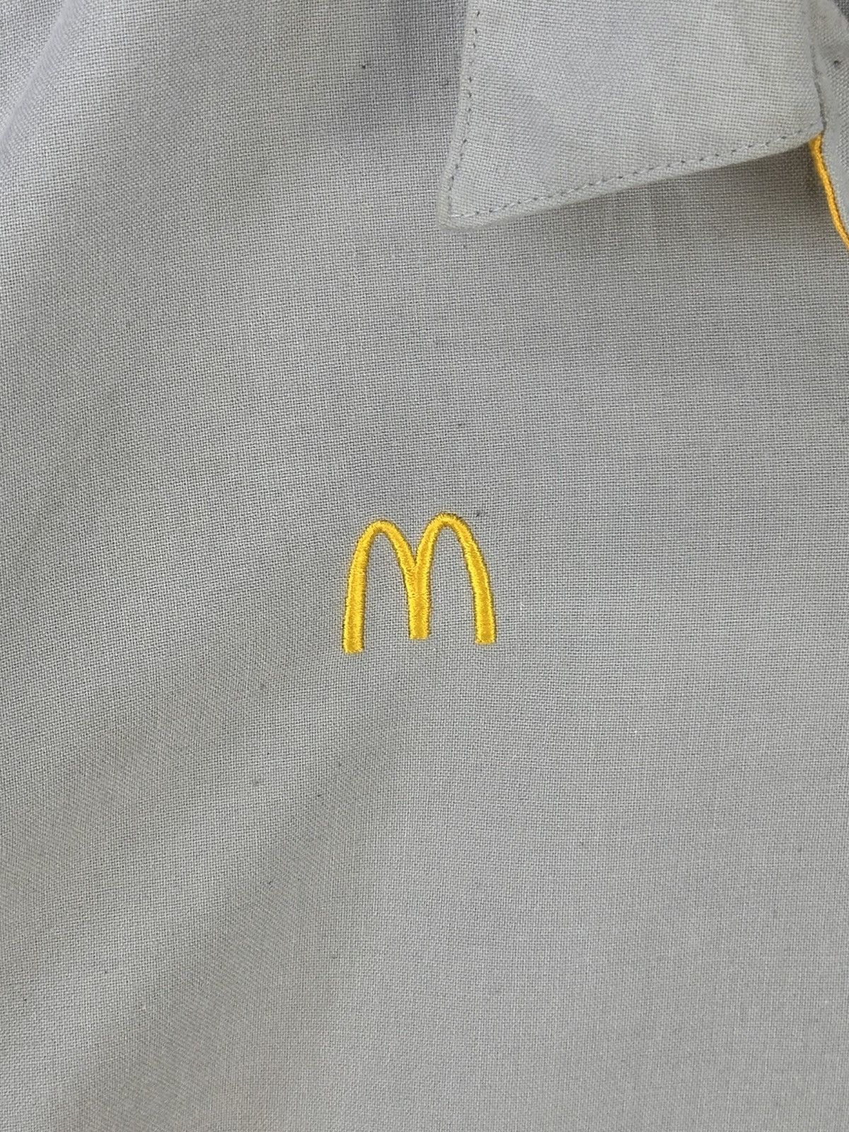 Japanese Brand Vintage Mcdonalds Worker Shirt Button Up Size US XXL / EU 58 / 5 - 8 Thumbnail