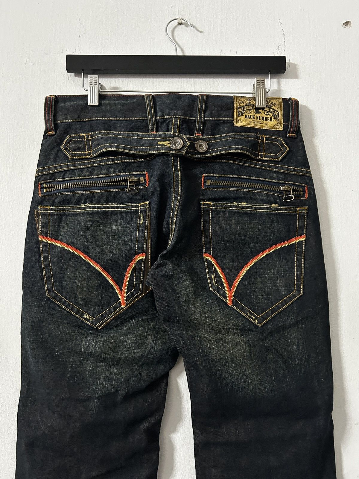 If Six Was Nine 2000’s Japan Back Number Black Jeans punk style Size US 32 / EU 48 - 10 Thumbnail