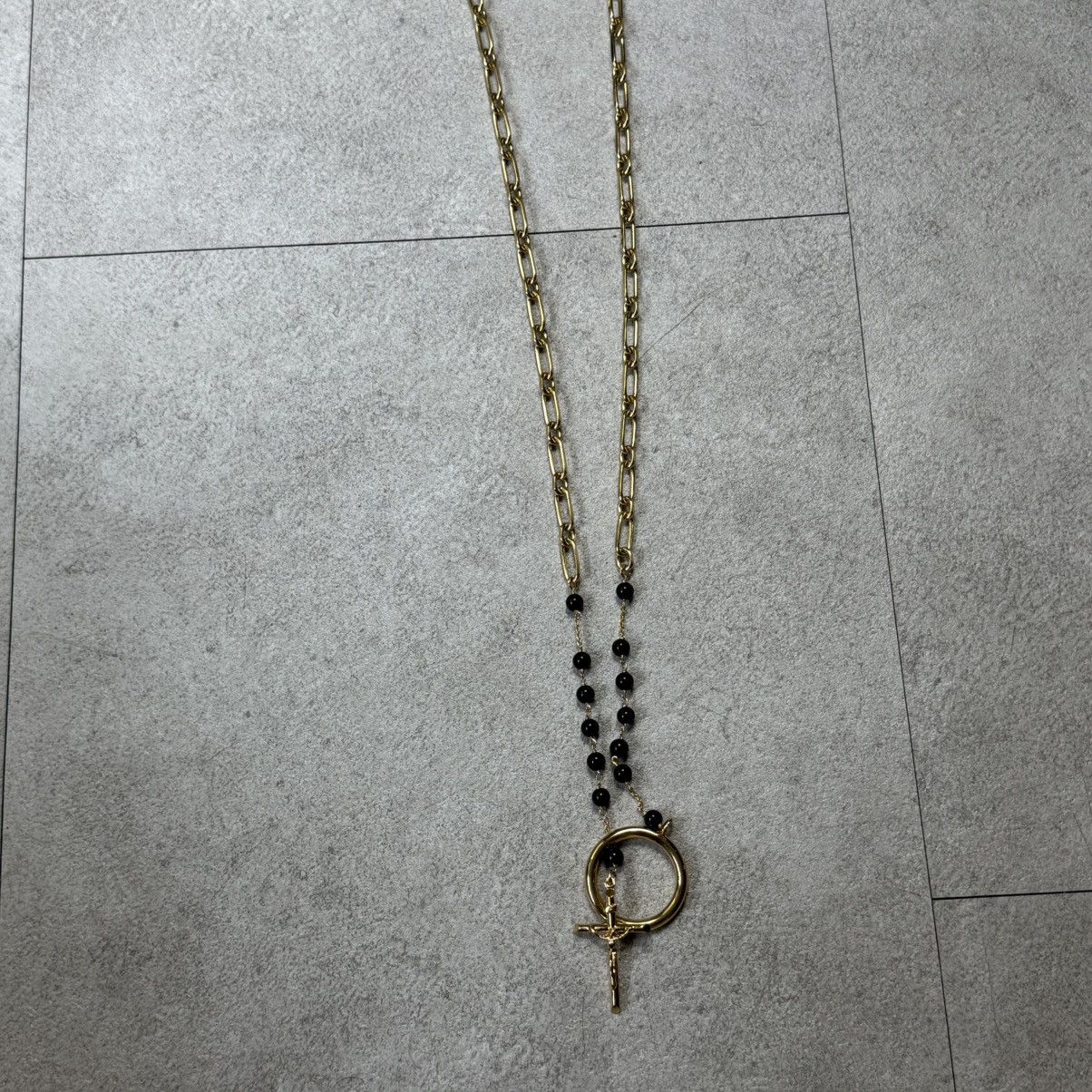 Dolce & Gabbana Dolce & Gabbana D&G Maria Jesus cross Combi Rosario necklace Size ONE SIZE - 2 Thumbnail
