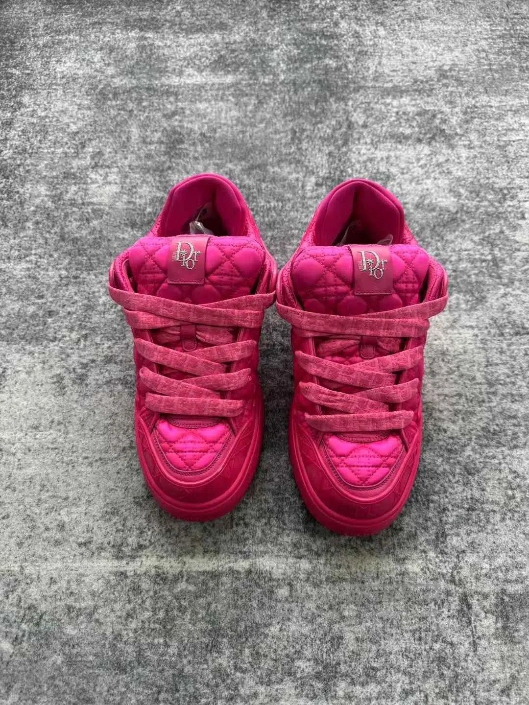 Dior Dior ERL Limited Pink Cannage Bread Shoes. Size US 9 / EU 42 - 2 Thumbnail