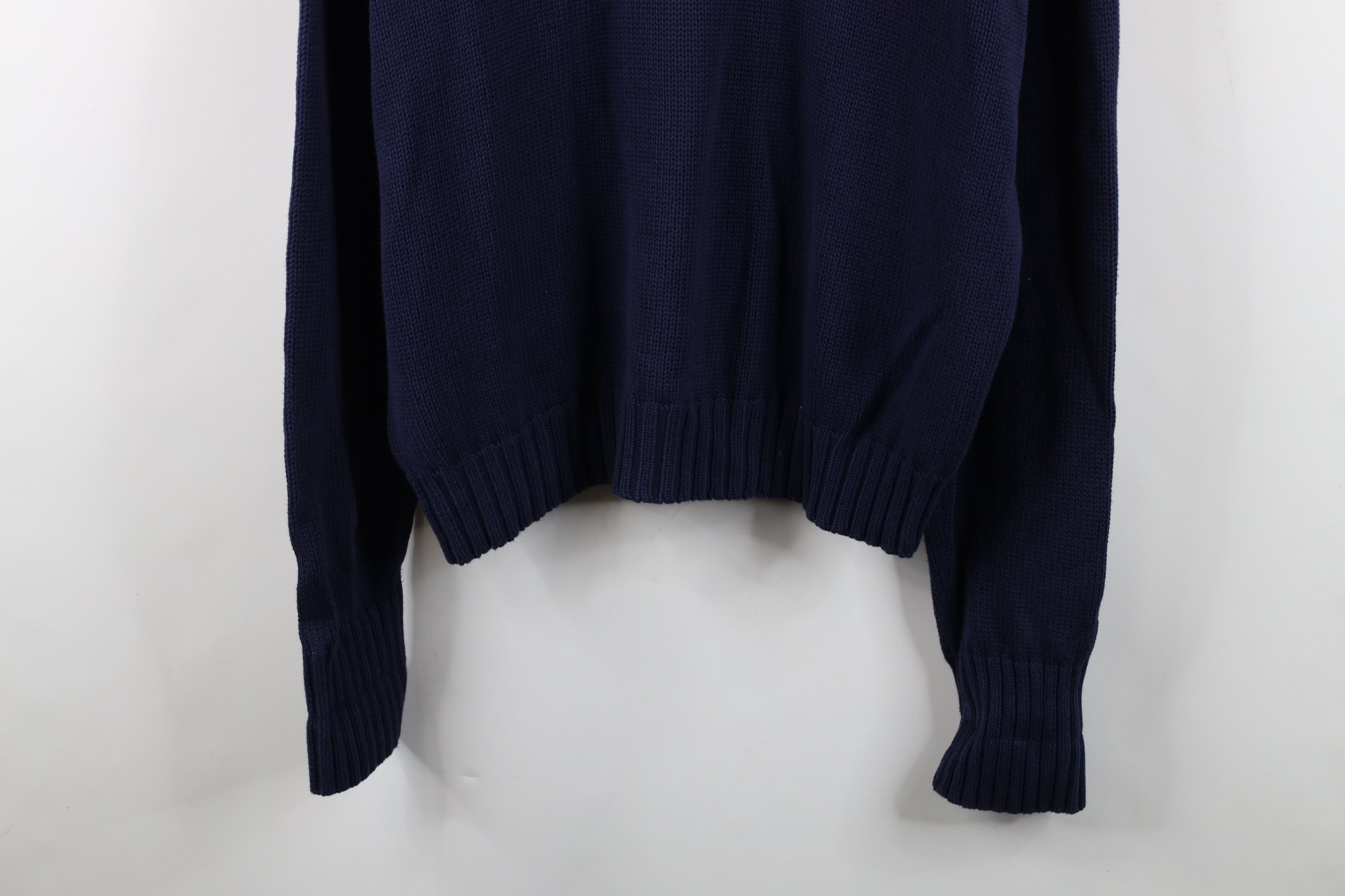 Ralph Lauren Vintage 90s Ralph Lauren Cotton Knit Turtleneck Sweater Size US XL / EU 56 / 4 - 3 Thumbnail