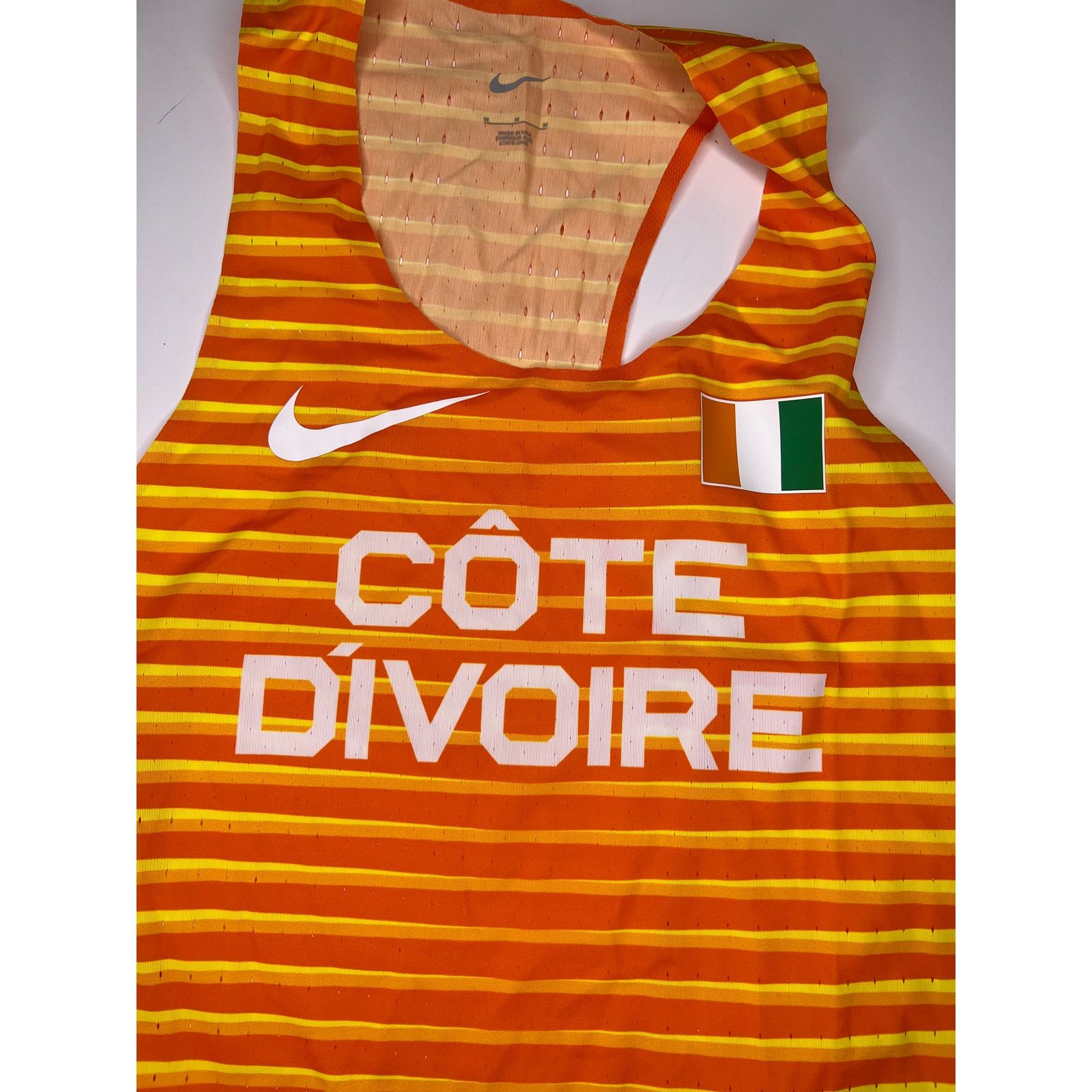 Nike Nike Pro Elite Ivory Coast Cote D'ivoire Aeroswift Running Size US M / EU 48-50 / 2 - 3 Thumbnail
