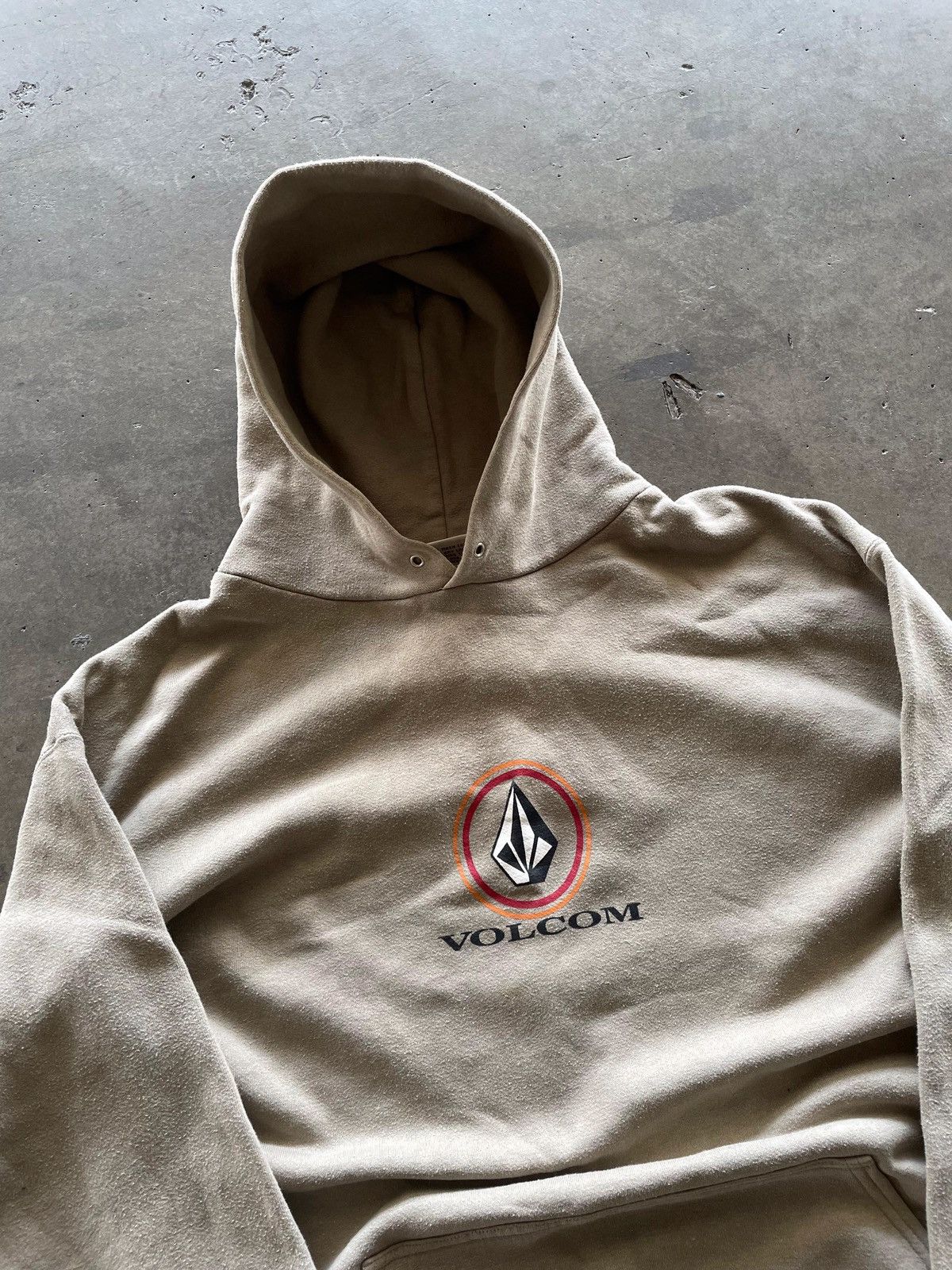 Vintage × Volcom vintage hoodie volcom beige Size US S / EU 44-46 / 1 - 4 Thumbnail