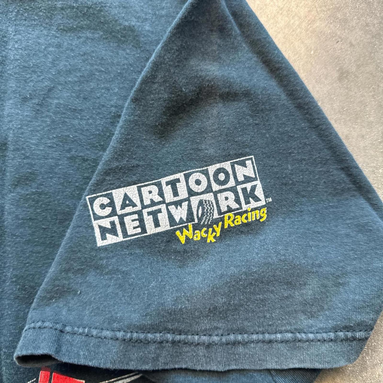 Chase Authentics Faded Cartoon Network Wacky Races Flinstones 90's T-Shirt Size US L / EU 52-54 / 3 - 7 Thumbnail