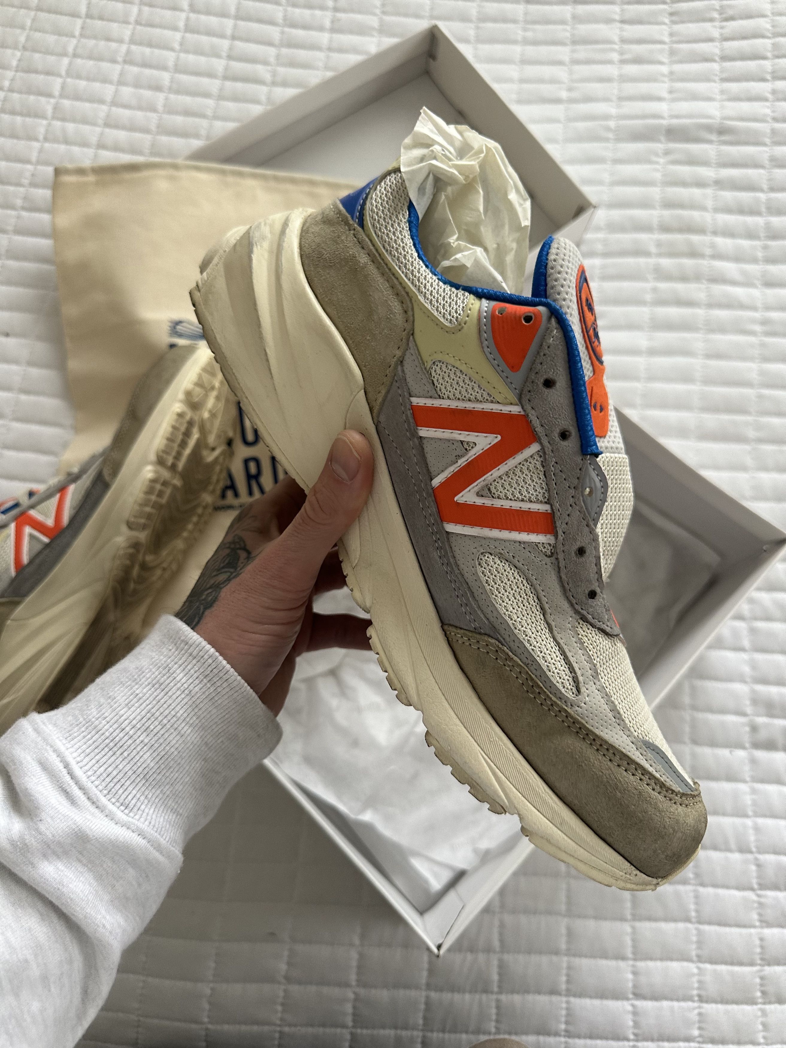 Kith × New Balance New Balance Kith x Madison Square Garden 990v6 NY KNICKS Size US 11.5 / EU 44-45 - 11 Thumbnail