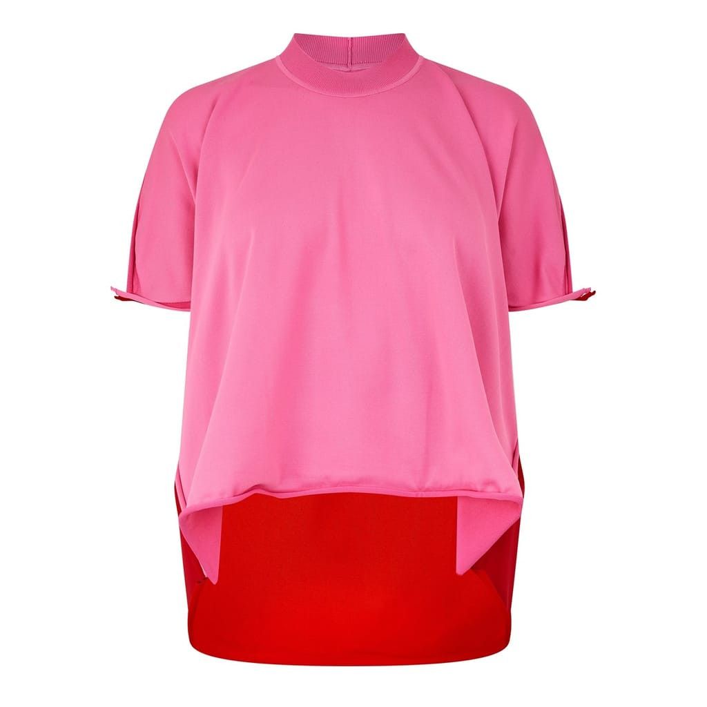 Bottega Veneta Bottega Veneta Oversize Mock Neck Short Sleeve T-Shirt Size S / US 4 / IT 40 - 1 Thumbnail