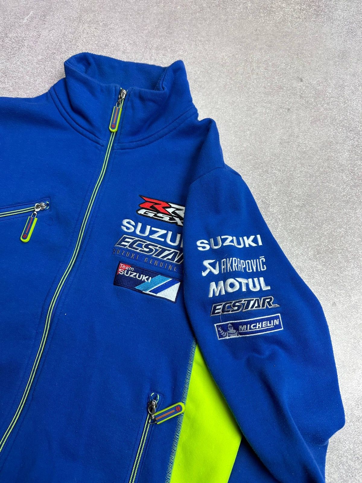 Formula 1 Vintage Team Suzuki F-1 Racing Michelin Moto Zip Jacket M Size US M / EU 48-50 / 2 - 6 Thumbnail