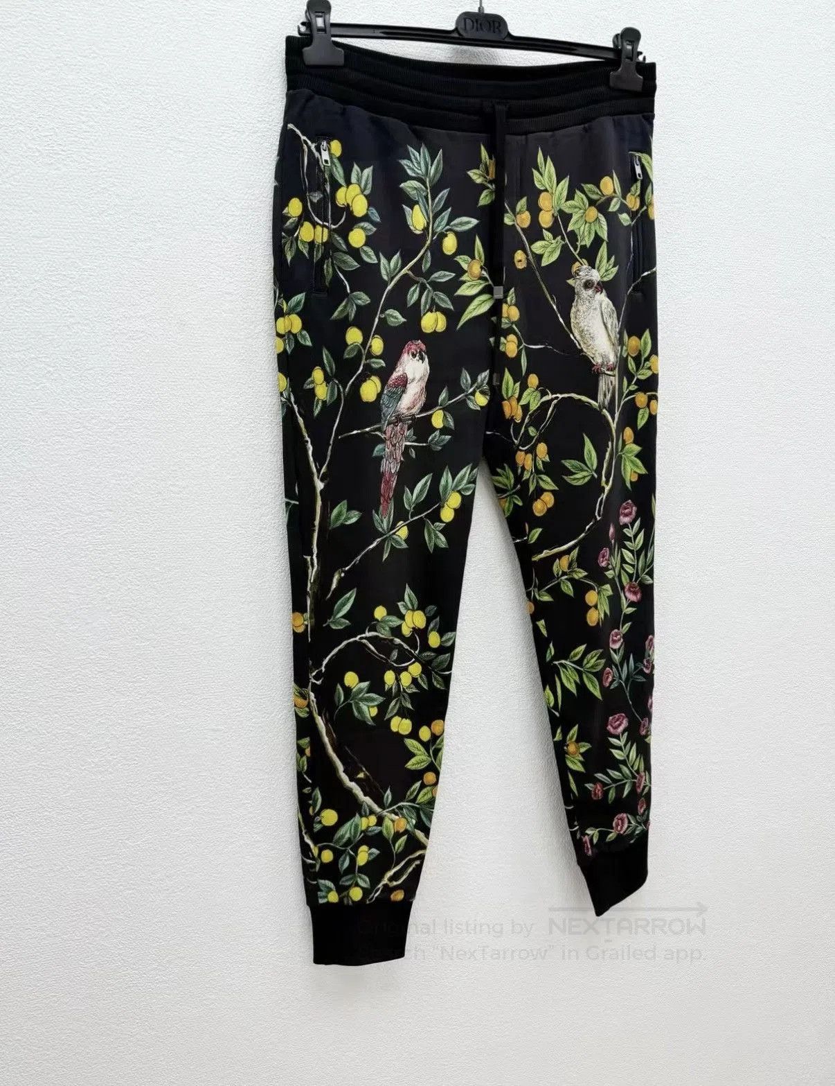 Dolce & Gabbana Multi Bird & Fruit Print Casual Pants Size 32. Size US 32 / EU 48 - 2 Thumbnail
